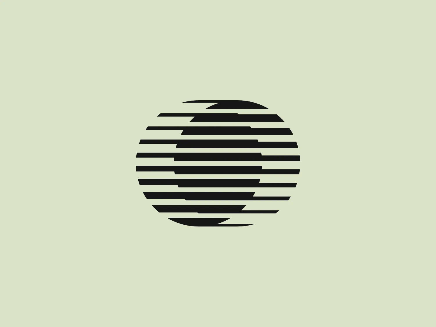 The Stable Auto logo features a globe composed of horizontal stripes with varying lengths, creating a sense of latitude lines and implying the spherical shape of the Earth. The design is monochromatic, consisting of black stripes against a transparent background, which gives it a modern and minimalist aesthetic. The stripes are not continuous, with gaps that interrupt the lines, adding a dynamic and digital feel to the design. This evokes an image of global connectivity and technology. Given the monochromatic color scheme and simplicity of the design, a light and unobtrusive background color would complement the logo well.