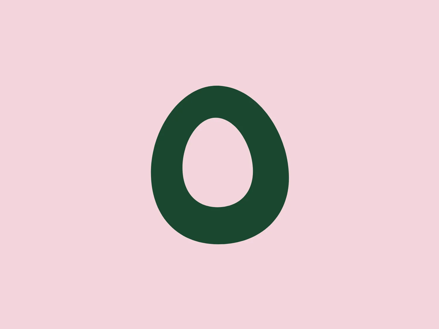 The image displays a simplistic logo consisting of a single dark green letter 'O' with a modern, clean sans-serif font. The 'O' features a continuous, smooth, and bold stroke, creating an enclosed, circular space at its center. The logo's minimalistic design gives it a contemporary and versatile appearance, devoid of additional embellishments or gradients. This logo exudes strength and stability through its use of a solid, dense color and substantial letterform, suggesting a brand identity that values simplicity and bold presence.