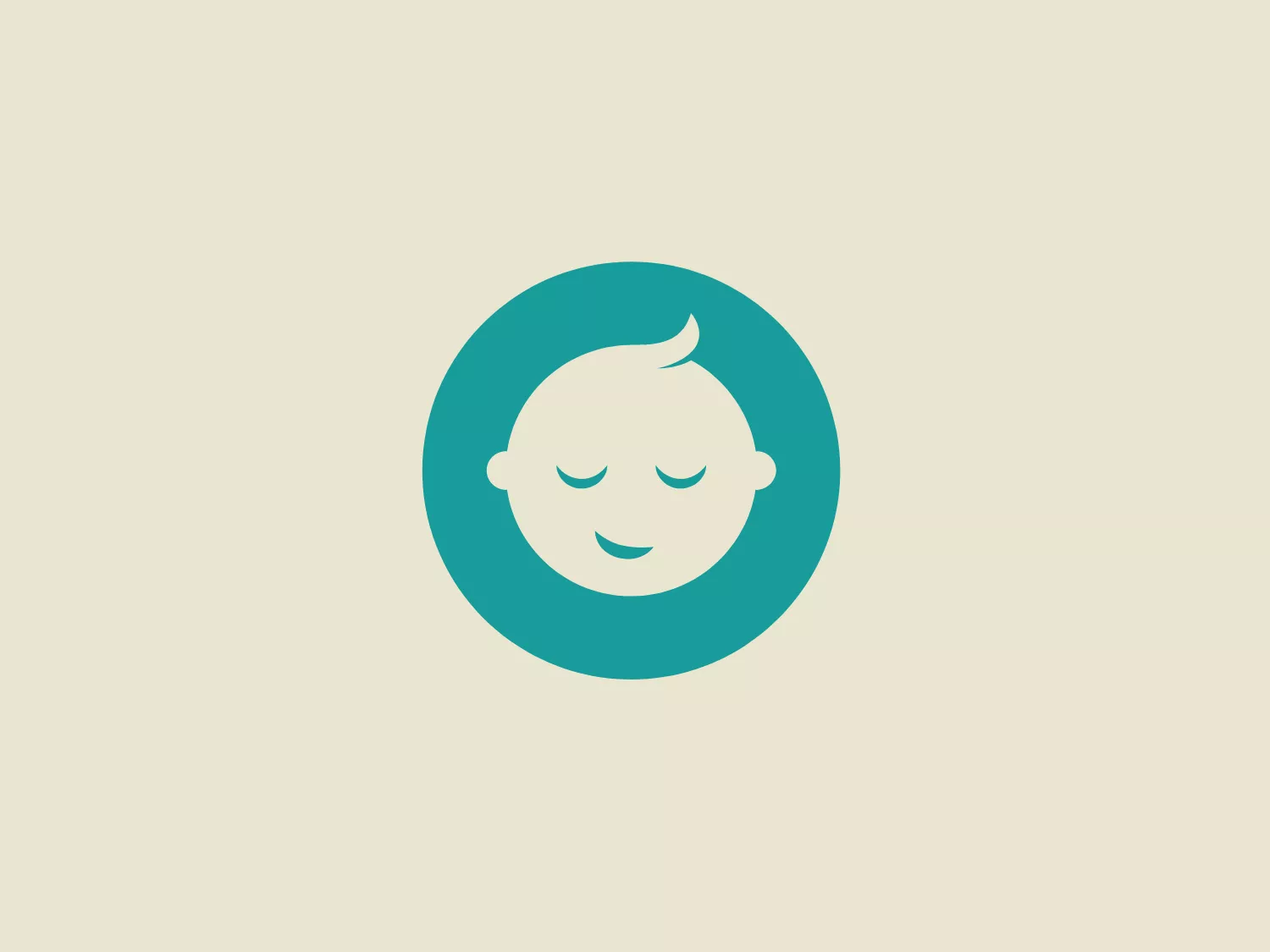 The Mimo logo features a stylized representation of a calm and content human face within a circular frame. The face is composed of simple shapes: a curved line for the forehead and hair, dots for closed eyes, and a gentle arc for the mouth, conveying a serene or peaceful expression. The design has a minimalist aesthetic with a solid teal-like color that radiates a soothing and friendly vibe, likely chosen for its associations with tranquility and health. There are no gradients or additional colors, giving the logo a clean and modern look which would be easily recognizable.