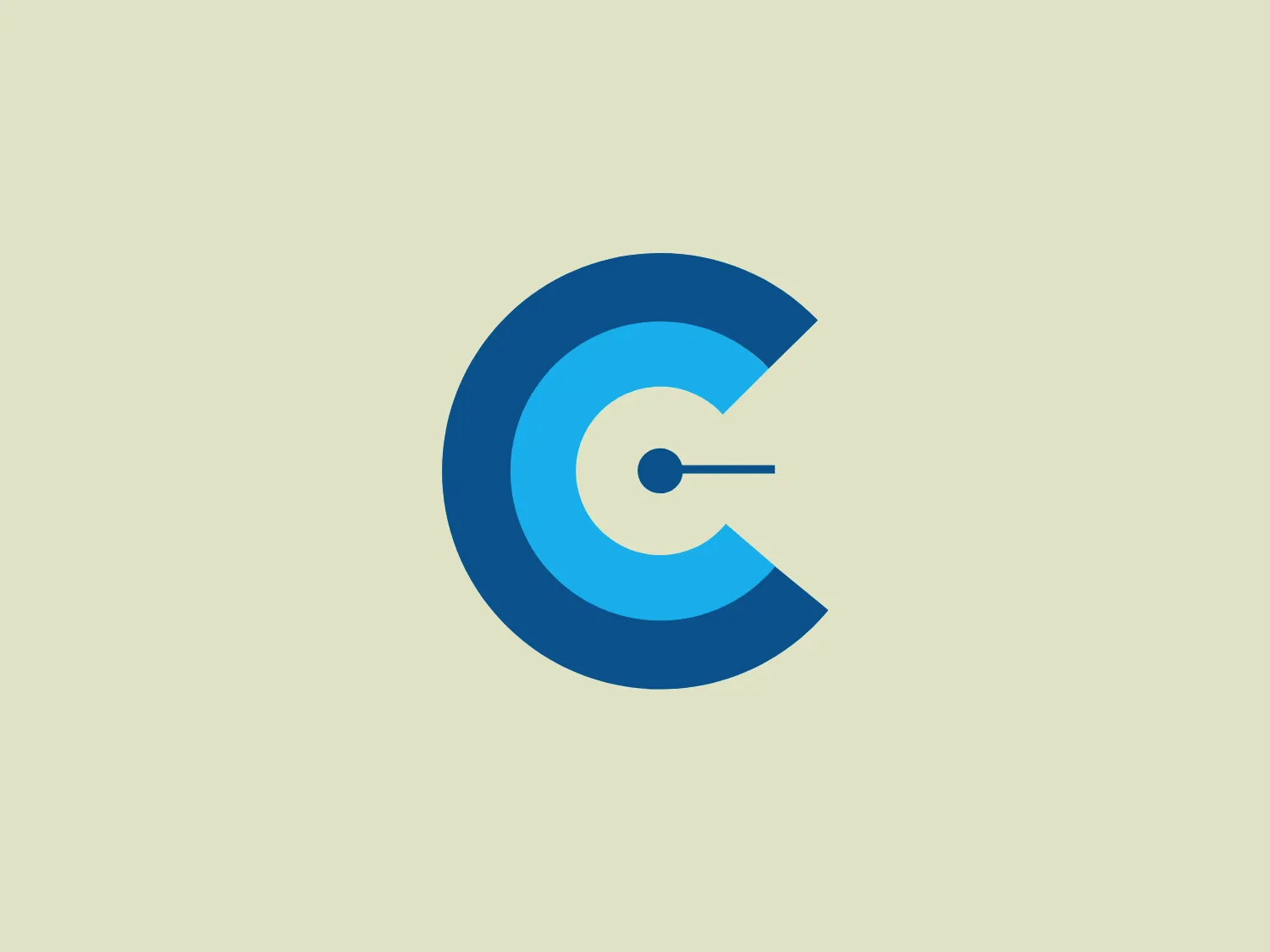 The Celadon Group logo is a modern and minimalist design featuring a stylized letter 'C'. It is composed of two concentric shapes with an inner darker blue arc and a hexagonal cut at its open end, connected by a small circular shape. The outer shape is a lighter blue band that follows the contour of the inner arc, creating a sense of depth. The overall aesthetic is sleek and dynamic, suggesting movement and precision. The gradient from dark to light blue adds a vibrant and contemporary feel to the design.