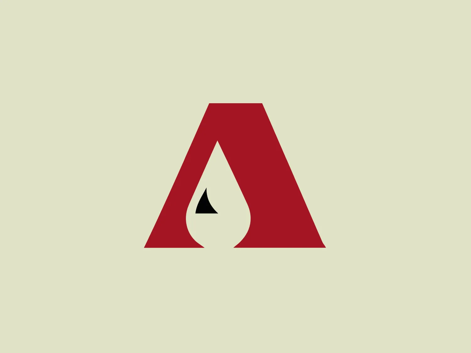 The Alemite logo displays a stylized design featuring a bold red triangle with a cut-out white space at the bottom, creating a sense of dimensionality. Within the white space, a smaller black shape resembling a droplet or flame adds intrigue and perhaps symbolizes energy, transformation, or adaptability. The logo's use of sharp geometric forms and primary colors gives it a modern and dynamic aesthetic, while its minimalistic design allows for versatility across various applications.