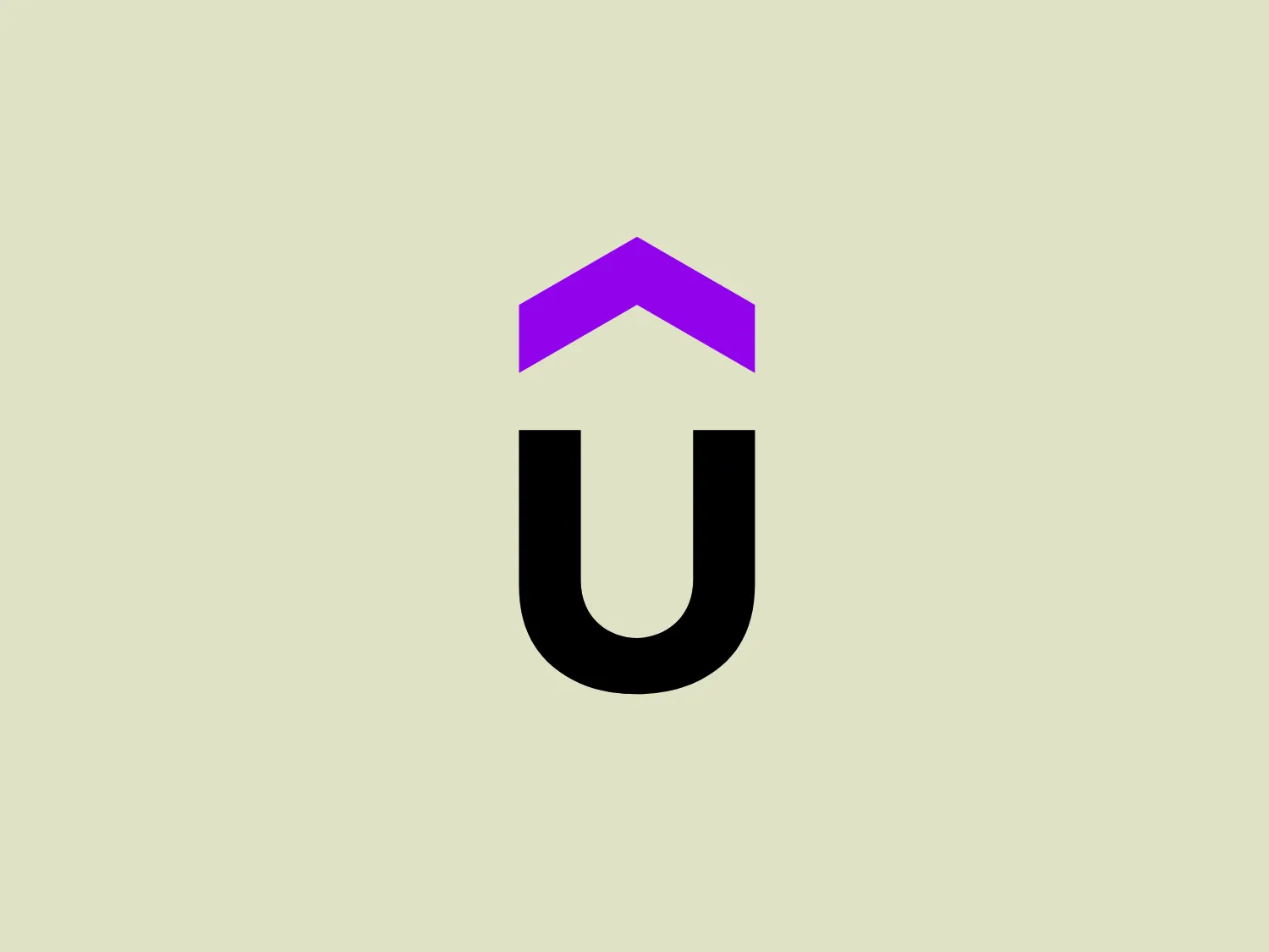 The logo for Udemy features a stylized letter "U," where the bottom part is a bold U-shape in black, suggesting solidity and strength. Above it, the top portion sports a vibrant purple chevron that points upwards, conveying movement and progress. The contrast between the sharp lines of the chevron and the curving shape of the "U" creates a dynamic and modern aesthetic, implying innovation and forward-thinking. The logo's clean lines and lack of additional embellishment convey a sense of minimalism and contemporary design.