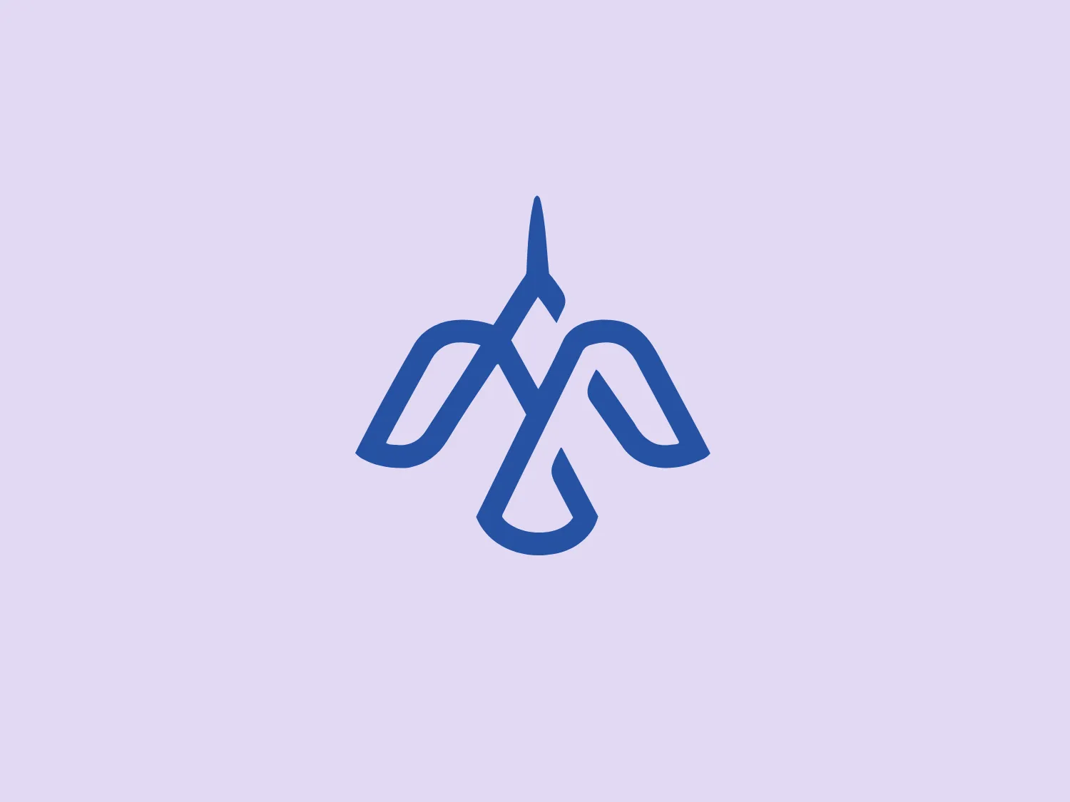 The Marshall Financial logo features a stylized, abstract symbol composed of smooth, flowing lines that intertwine, resembling a knot or the merging of elements into a cohesive whole. The design is executed in a single shade of mid-tone blue, against a clean white background. The overall aesthetic of the Marshall Financial logo is modern, minimalistic, and dynamic, suggestive of movement and connection. The logo eschews complexity in favor of a simple, yet sophisticated form that conveys elegance and fluidity.