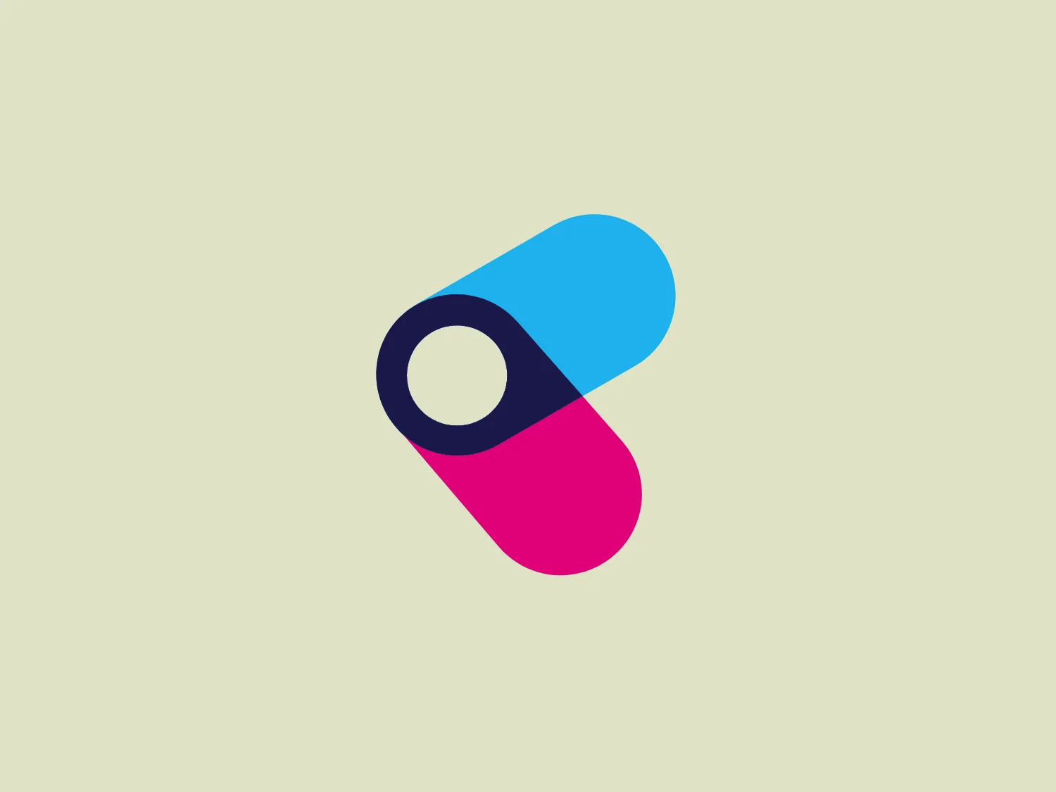The Kansai Airports logo features a sleek and modern design composed of two pill-shaped elements that intersect each other, creating a dynamic and interlocking effect. The left shape is a vibrant cyan-like blue, while the right is a deep magenta, both with gradients that give the design a three-dimensional feel. The shapes have rounded edges, emphasizing a soft and friendly appearance. A circular cutout on the lower left side adds to the logo's sense of motion and connectivity. Overall, the logo conveys a sense of innovation and partnership.