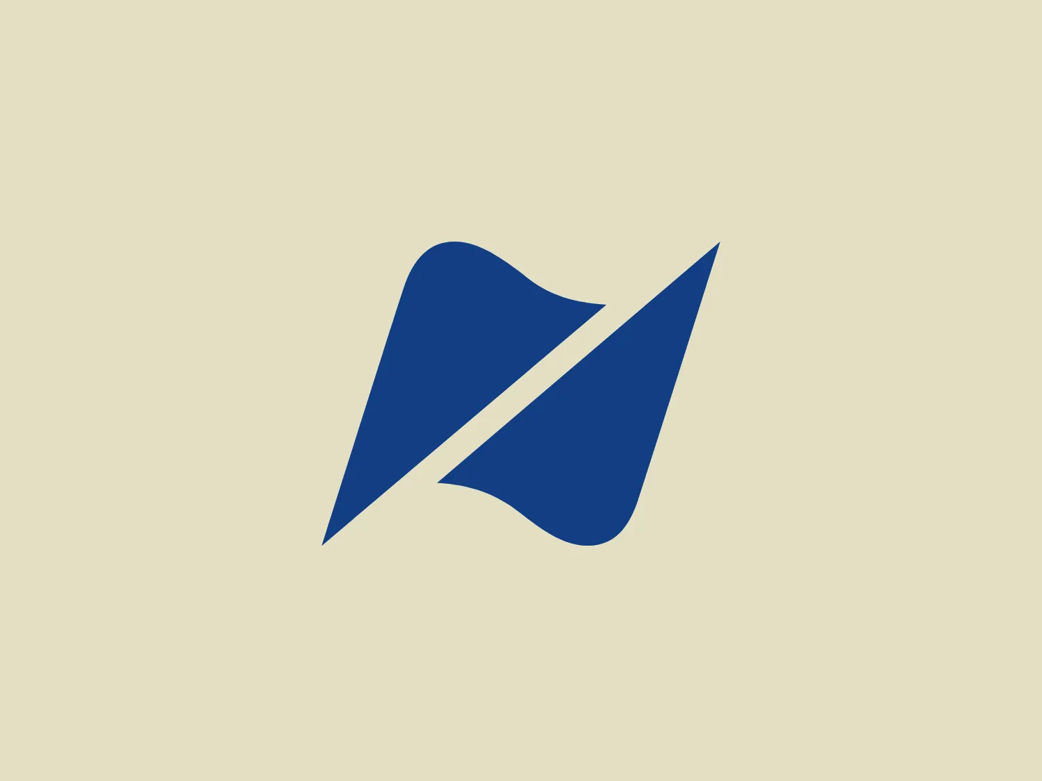 The Nalco logo features a stylized letter or symbol composed of two overlapping shapes separated by a forward slash. The shapes utilize gradients of dark to lighter blue, giving a 3D effect that adds depth to the design. The left shape resembles a sail or a wing, representing motion or progress, while the right shape resembles a dynamic arrow or dart pointing upwards, symbolizing growth and direction. The overall design exudes a sleek and modern feel with a professional touch, while the blue tones would complement a light and neutral background.