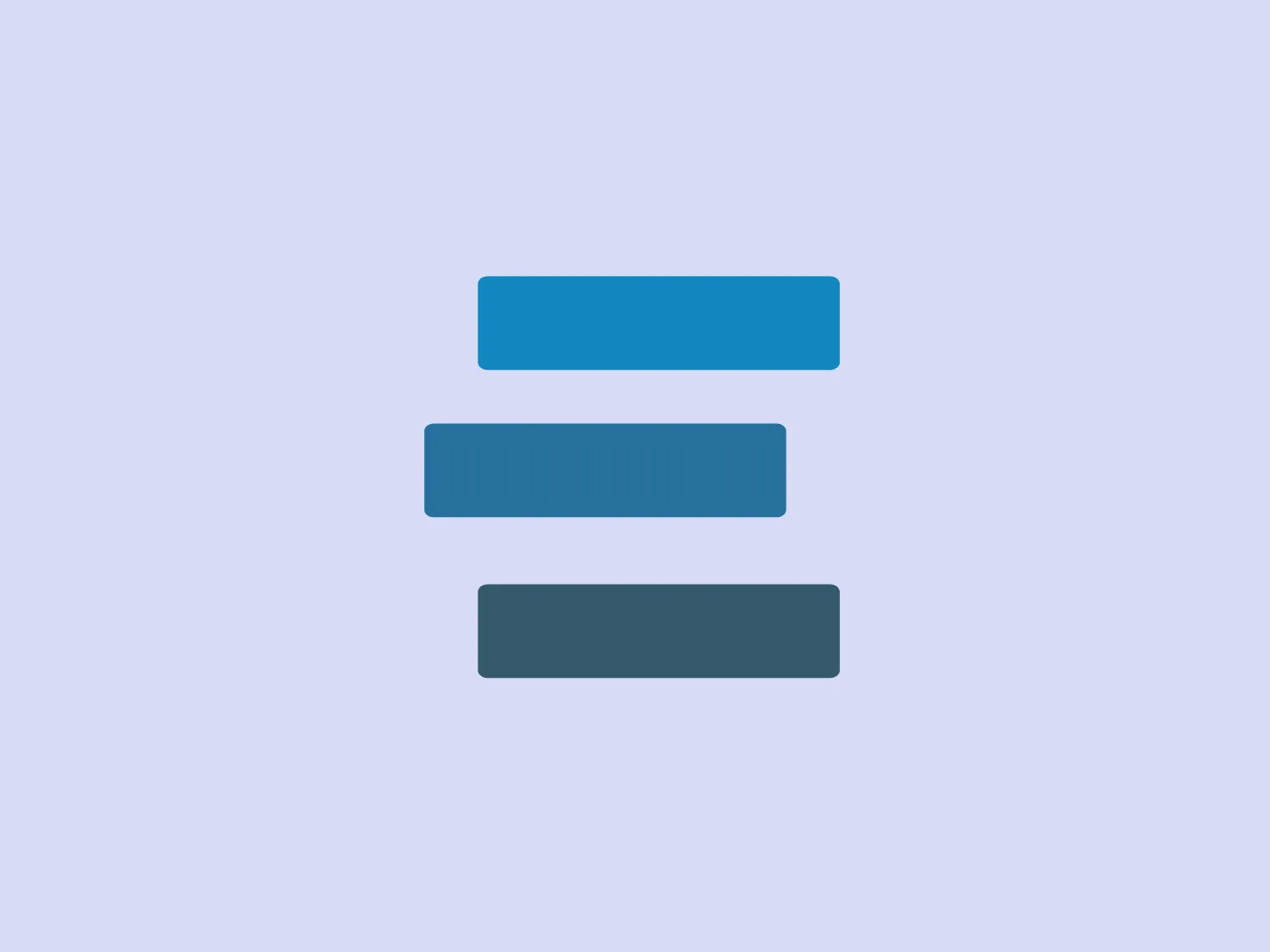 The TEXO logo consists of three horizontal rectangles of varying lengths and shades of blue, creating a sense of simplicity and modernity. The top rectangle is the shortest and has a vibrant cyan-like blue, the middle one is slightly longer and features a muted medium blue, while the bottom rectangle is the longest and sports a darker slate blue. This arrangement gives the impression of a stylized, abstracted stack or progression. The use of blue could suggest reliability and professionalism, and the differing shades add visual interest without being overwhelming.