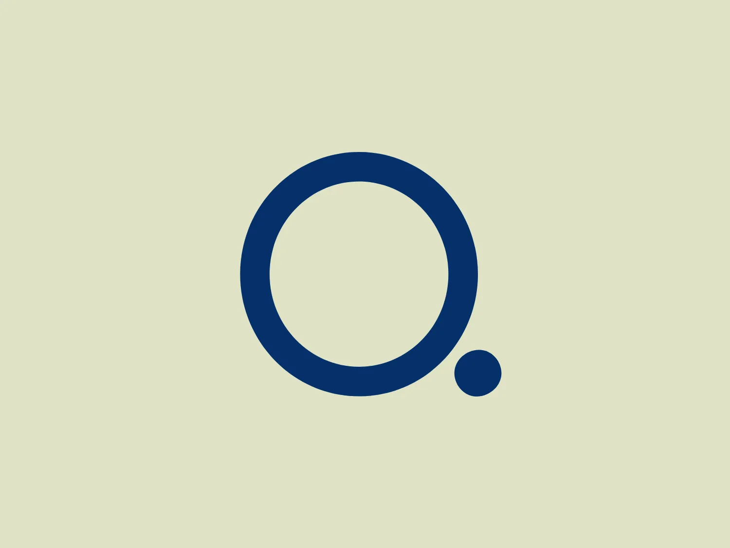 The Quanos logo features a large, bold circle with a smaller circle detached and set near its lower right edge, possibly suggesting a dynamic relationship between two entities or a sense of motion. The primary shape is rendered in a deep, saturated blue, evoking a sense of professionalism, reliability, and trust. The cleanliness of the lines and the absence of any additional embellishments give the logo a modern and minimalistic aesthetic. This logo could represent a wide range of businesses or industries, due to its abstract and versatile design.
