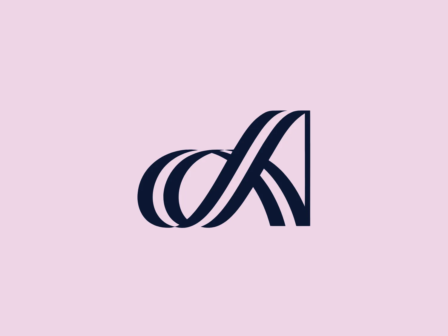 The logo in the image features a stylized letter combination that appears to be an interconnected 'A' and 'S'. Its design is sleek and modern, with clean lines and curves that create a sense of movement and fluidity. The logo is monochromatic with a dark navy blue color, which exudes professionalism and sophistication. The thick and thin variations in the strokes of the letters contribute to the logo's dynamic and visually appealing characteristics. The overall design is minimalistic yet impactful, suitable for a contemporary brand identity.