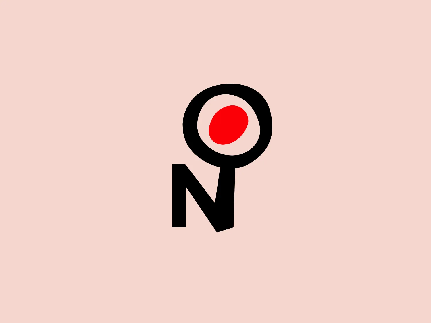 The Novabase logo features a bold and striking design with a capital letter "N" in a thick, black sans-serif font. A perfect circle with a thick black outline is attached to the upper right side of the "N", housing a smaller, solid red circle at its center. The modern and minimalistic aesthetic, along with the contrast of red against black, creates a visually impactful design. The simplicity of shapes - the straight lines of the "N" and the geometric circle - results in a clean and memorable image.