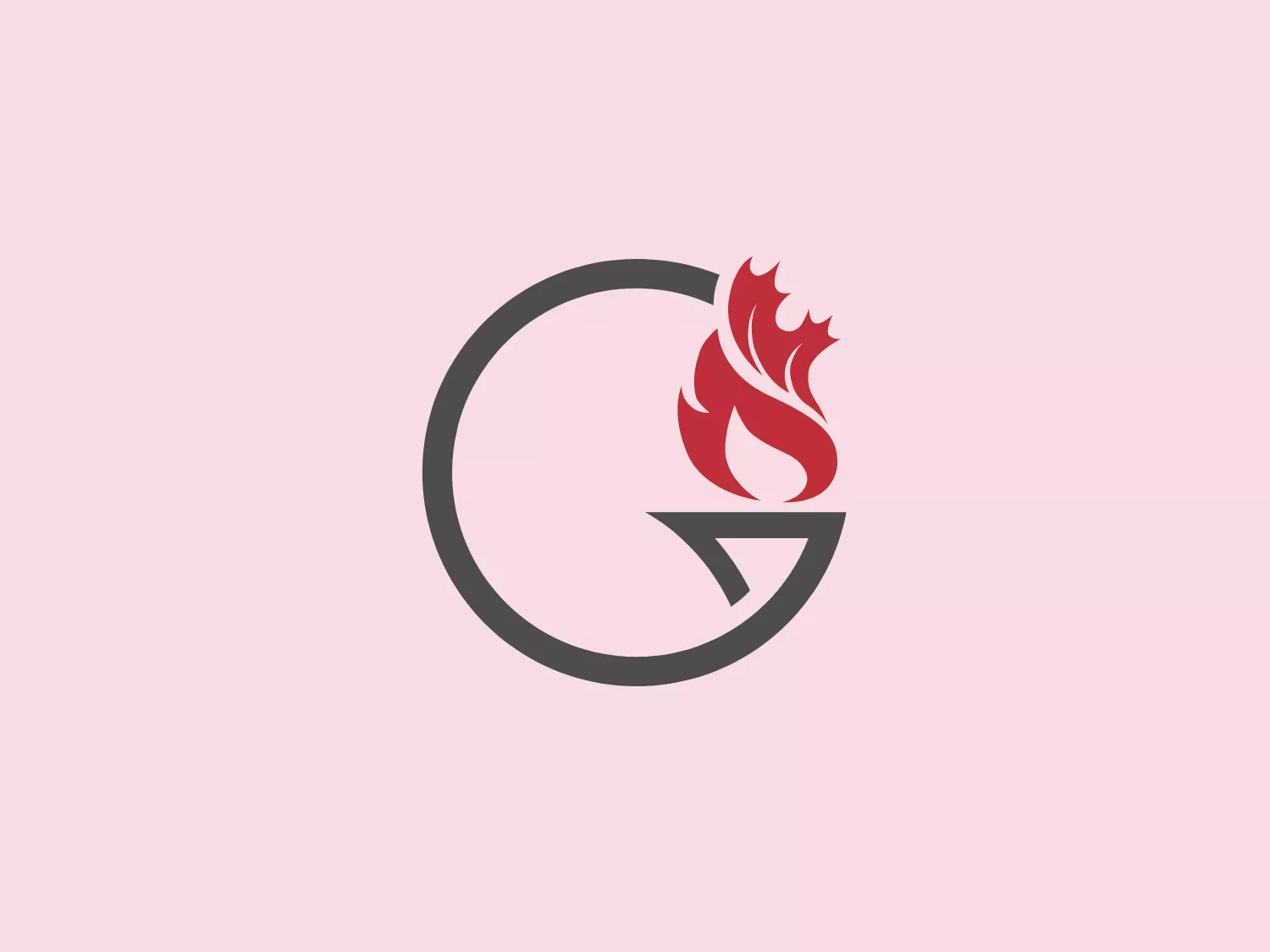 The Gore Mutual logo comprises a bold, geometric design with a gray circular outline. Within the circle, a stylized, abstract red flame emerges from the top right with a dynamic and fluid shape, suggesting movement and energy. A gray arrowhead is incorporated at the bottom right, creating a sense of direction and purpose. The balance between the red and gray, along with the clean lines, gives the logo a modern and powerful aesthetic.
