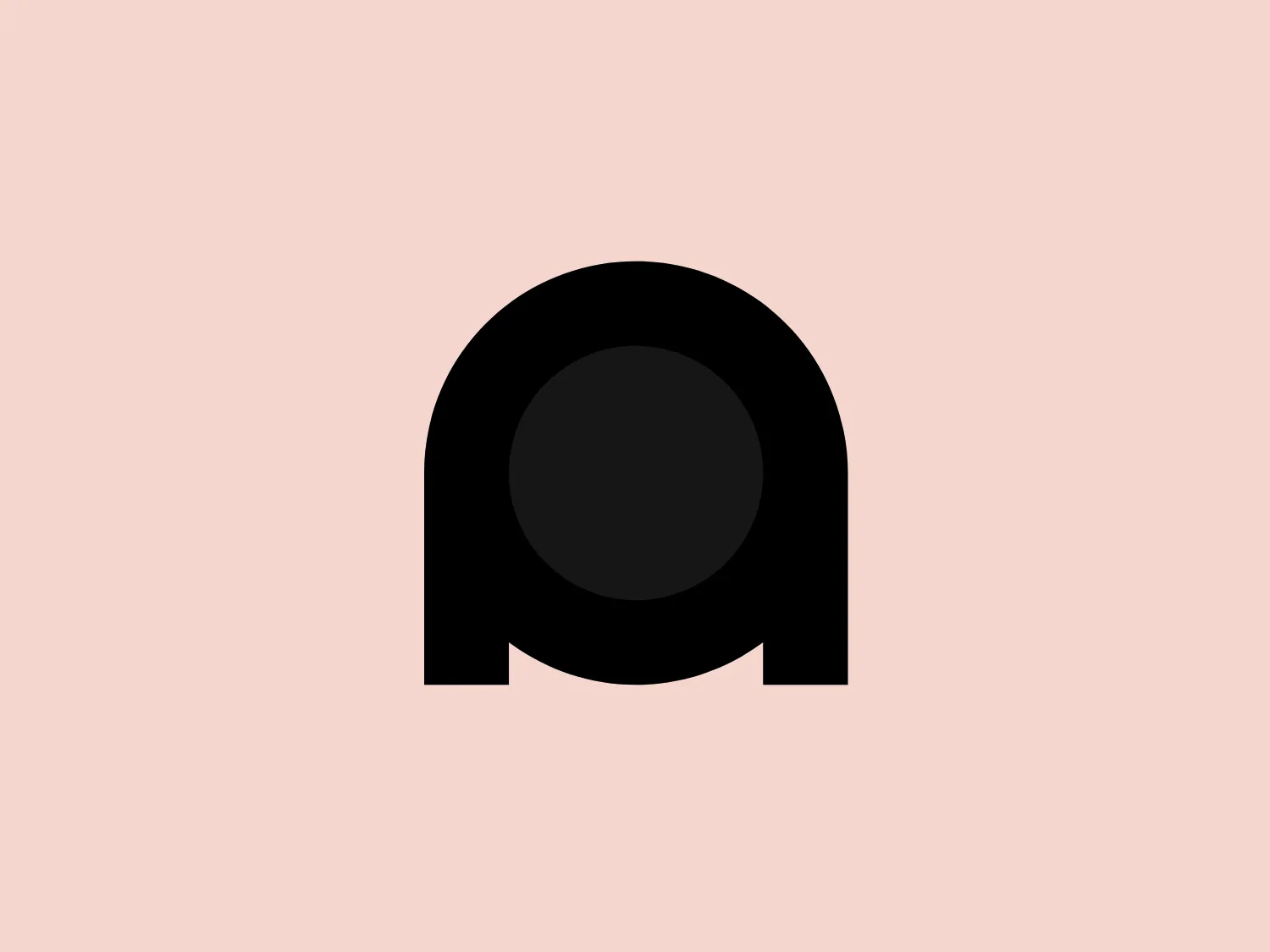 The logo consists of a bold black letter 'n' with a stylized design that includes a perfect red circle centered within the arches of the 'n', which creates a striking contrast. The straight lines and curves of the 'n' make it look modern and minimalistic, with the red circle drawing attention and adding a pop of color. This contrast of black and red lends the Amada logo an assertive and memorable look. Considering the boldness of the colors in the logo, a softer background that complements yet allows the logo to stand out would be ideal.