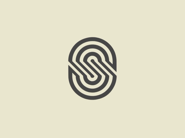 What catches our eye is the vibrant orange-red color and the intricate, abstract continuous line in the Serena Hotels logo, giving it a bold and modern feel.