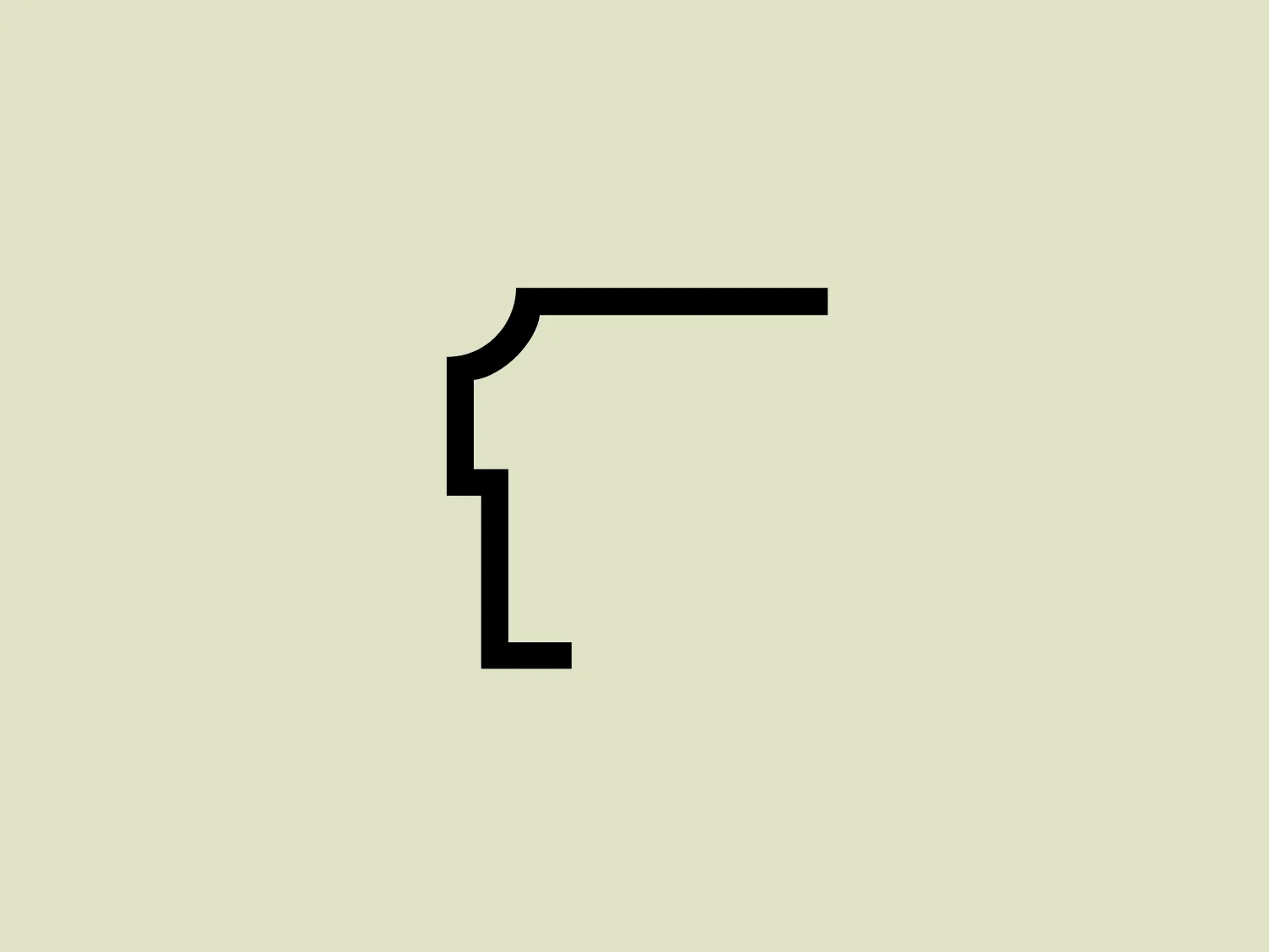 The First Round Capital logo is a minimalist and modern design featuring bold, black lines that form an abstract shape. Its sleek, geometric design uses right angles and straight edges to suggest a letter from the Latin alphabet with a stylized twist. The clever use of negative space makes it striking and simple, and it would stand out well on a subtle background.
