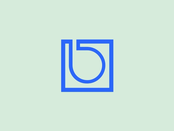 The BOSS logo features a blue square with rounded corners, enclosing a modern and minimalist white letter 'b'. The 'b' has a sleek, open design created from a single line with a smooth curve, and the vibrant blue contrasts sharply against the white, offering a bold and clean appearance. The simplicity of the logo makes it versatile for various applications and suggests a brand identity associated with innovation or technology.