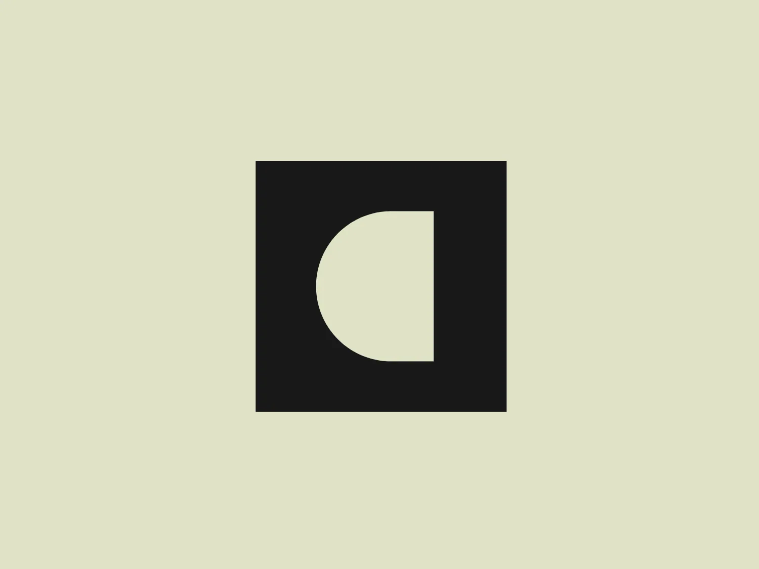 The Catawiki logo presents a bold, flat design featuring a vibrant blue square with a white geometric shape that appears to be a quarter circle or a pie chart segment hugging the left edge of the square. The logo's high contrast and minimalist approach lend it a modern and clean aesthetic. The use of a single shade of blue combined with white creates a striking visual that is simple yet effective for brand recognition.