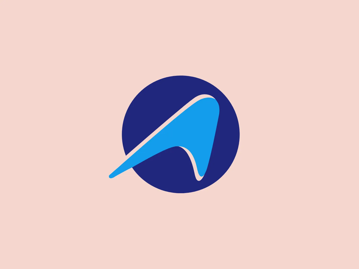 The Avyanco logo features a modern, stylized swoosh symbol in a gradient of light to darker blue, conveying a sense of motion or speed. The emblem is centered within a deep, navy blue circle, with a clean, simple, and contemporary design aesthetic. The use of gradient adds depth, while the circular frame provides a sense of completeness. The swoosh itself is smooth and dynamic, evoking progressiveness and forward-thinking. The logo captivates attention with its vibrant colors and motion-oriented theme.