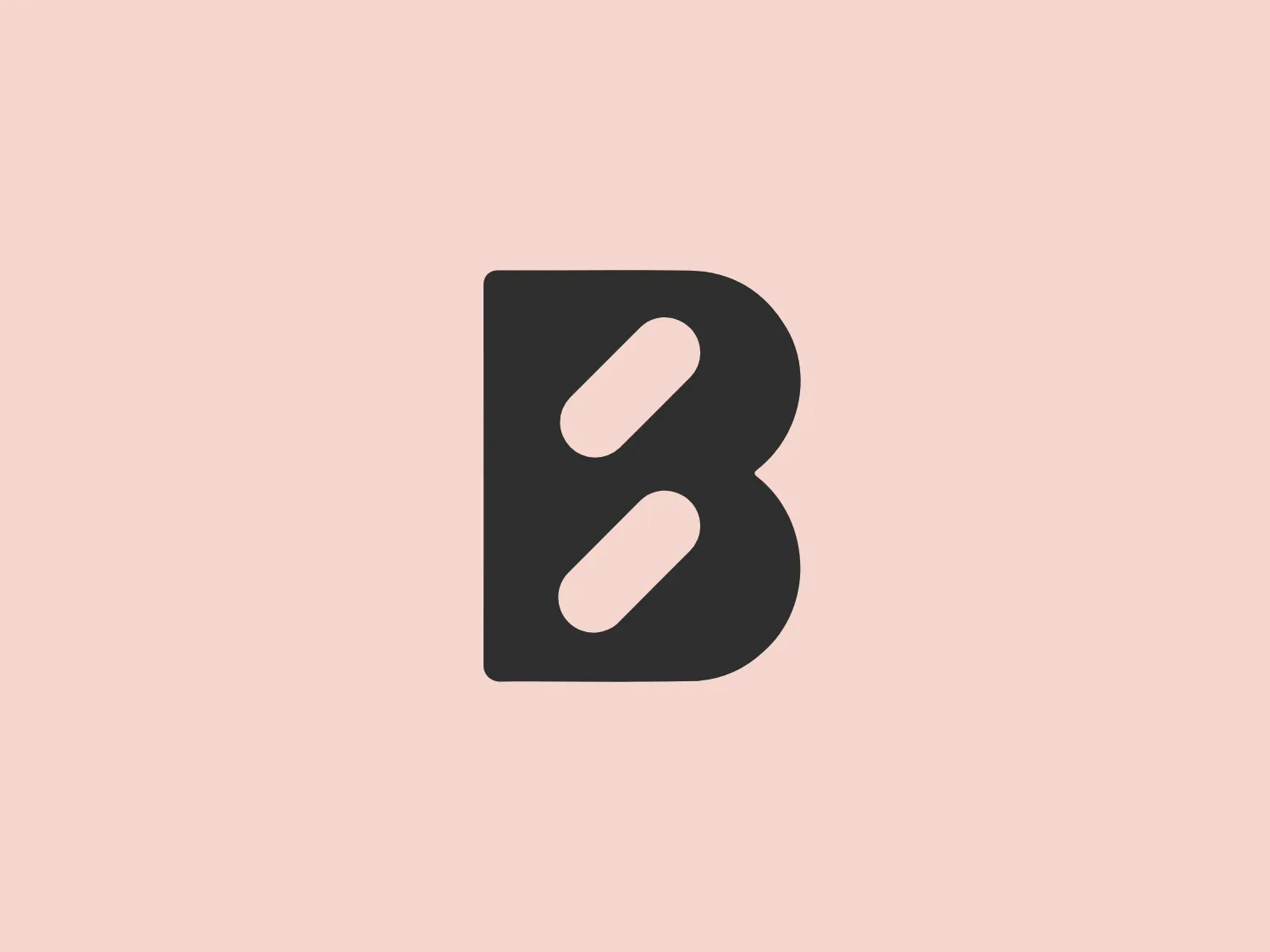 The business's logo for Blink Health features a modern and simplistic design, showcasing a lowercase letter 'b' with rounded edges and a flowing, ribbon-like style through the center, creating a sort of negative space that suggests motion or a looping effect. The vibrant red color stands out clearly, adding to its boldness, and the overall aesthetic is clean and minimalistic, suggesting a brand that values modernity and simplicity.