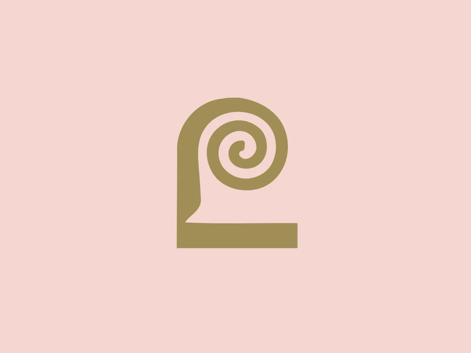 The Lawry's logo features a simple and modern design, consisting of an abstract shape that somewhat resembles the letter 'P' with a spiral at the center, which could be interpreted as an @ symbol or a snail depending on the context. The logo is monochromatic, utilizing shades of muted gold, which conveys a sense of elegance and sophistication. The aesthetic is minimalistic and could be associated with luxury or high-end brands. The straight and curved lines combine to create a dynamic yet harmonious look.