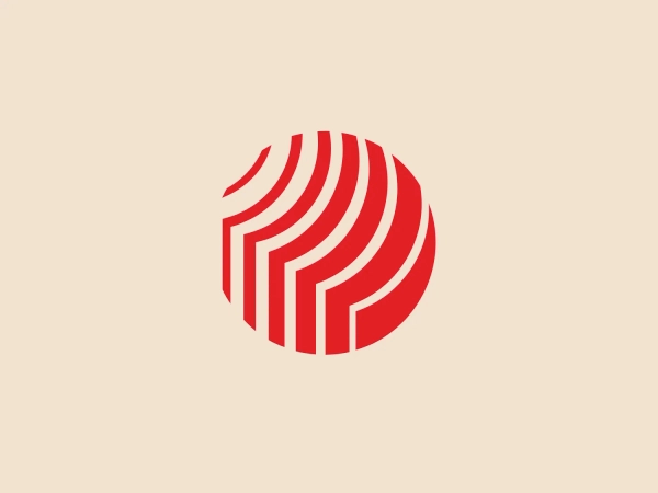 We like the minimalist and dynamic red lines forming a circular shape, creating a sleek and contemporary feel for the Promoser logo.