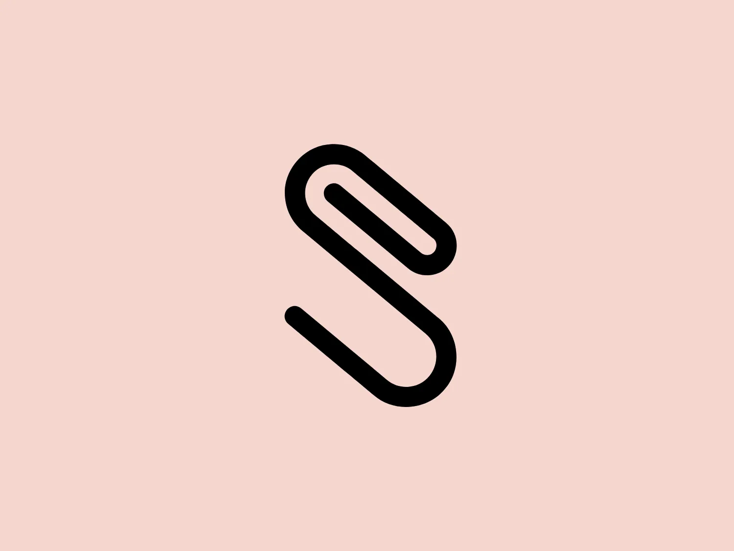 The logo in the image for Section School features a stylized letter "S" composed of three bold, continuous, black lines that create a sense of motion and fluidity. The design is minimalistic and modern, with its clean lines and curves conveying a sense of simplicity and sophistication. The absence of additional elements or embellishments allows the letterform to stand out distinctly. The logo's monochromatic color scheme makes it versatile and ensures it would pair well with a variety of background colors.