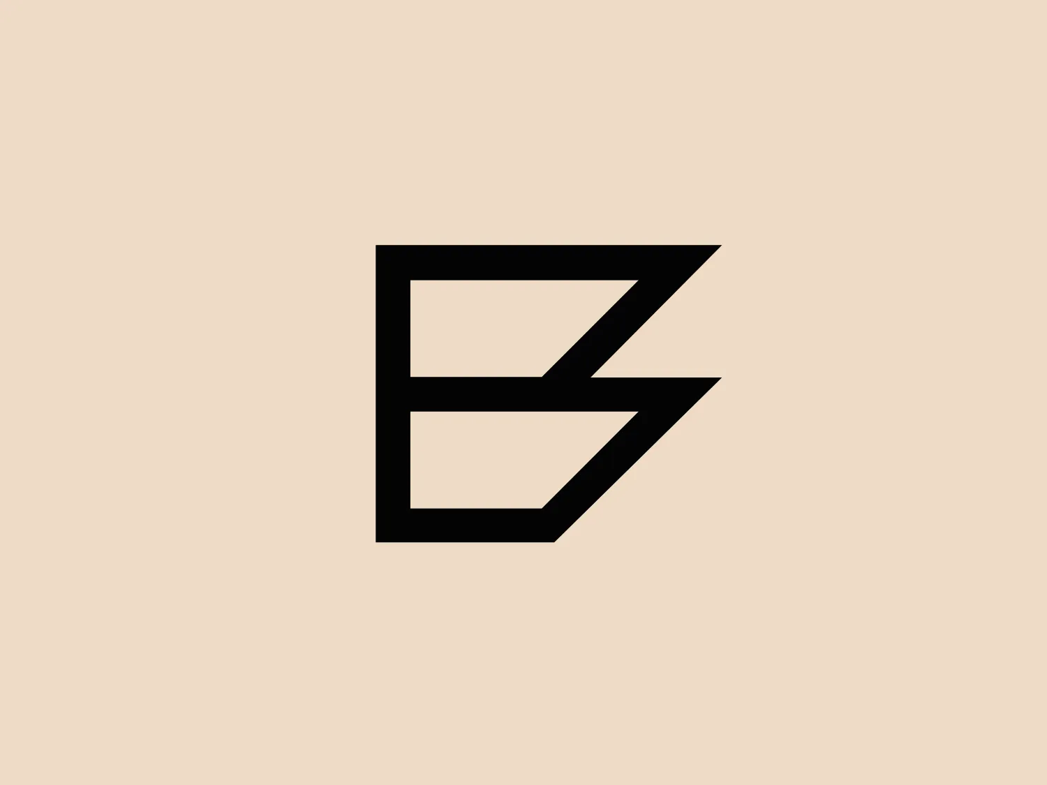 The logo in the image is a stylized representation of the letter "B" comprised of geometric shapes. The main element resembles a polygon that is divided into three distinct sections, with sharp angles creating a dynamic and modern look. The Basement logo is monochromatic, employing a bold black against a white background, which offers a strong contrast and ensures high visibility. The overall design aesthetic is minimalist, relying on the interplay of lines and negative space to convey its form. The simplicity and clarity of the design lend it a versatile and contemporary feel.