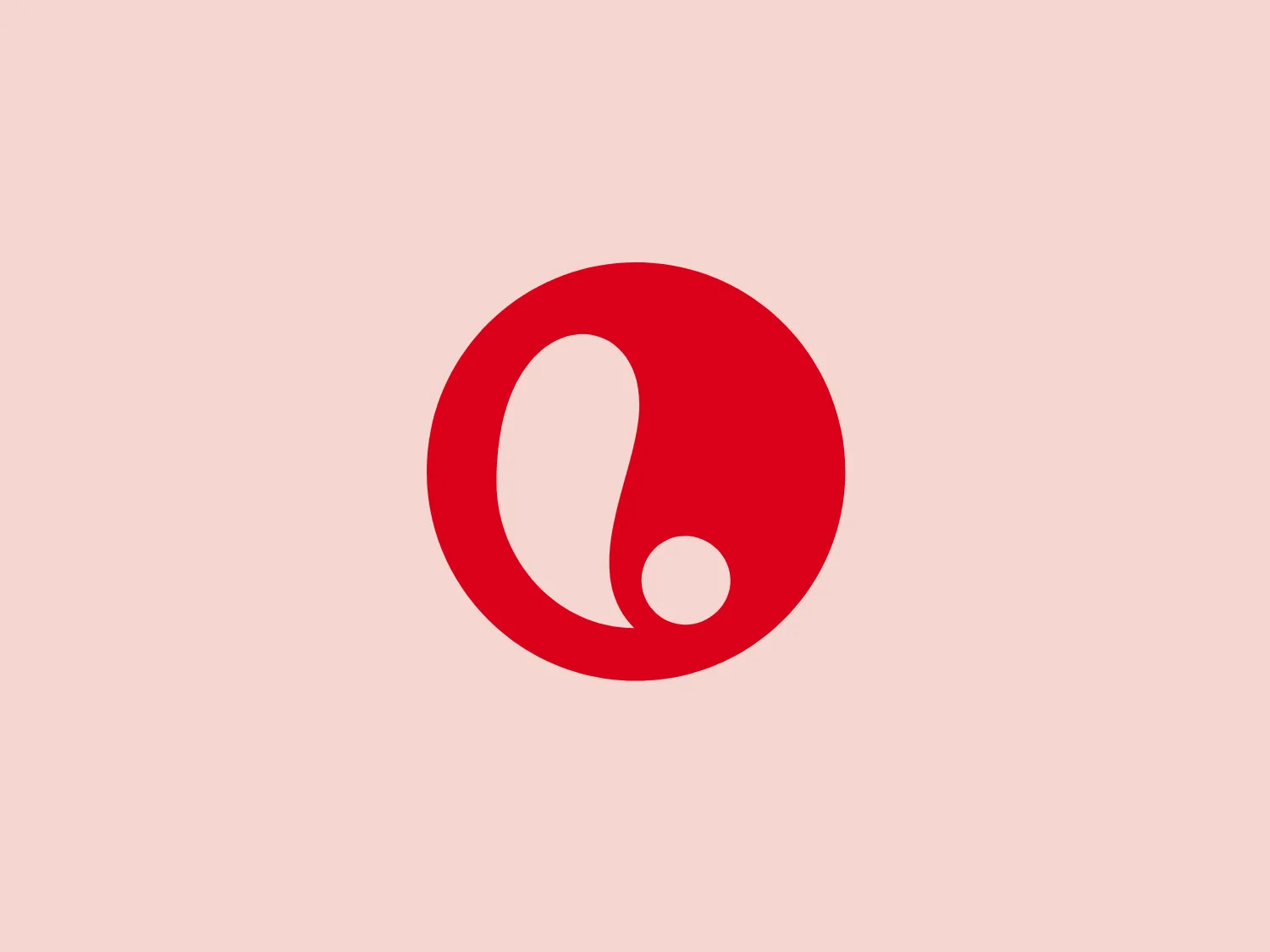 The logo for Lifetime is a simple yet bold design consisting of variations of circular shapes with a modern twist. The primary color of the logo is a bright red, creating a striking visual impact. The design features a large, solid red circle, from which a smaller circle and a swoosh-like shape have been subtracted, giving the appearance of a stylized letter "Q" or an abstract representation of a person. The negative space within the Lifetime logo is particularly effective in creating a dynamic and unique figure, promoting a sense of elegance and fluidity in the overall aesthetic.