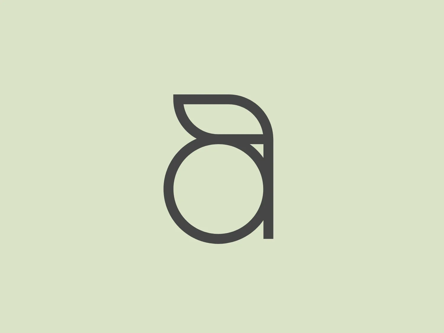 The Aegro logo features a stylized, contemporary design suggesting a combination of the letters "a" and "b" or an "a" with a leaf motif. The bold lines and vibrant green color convey themes of growth, eco-friendliness, and sustainability. Its clean, geometric aesthetic and balanced, symmetrical design make it a versatile and modern branding element.