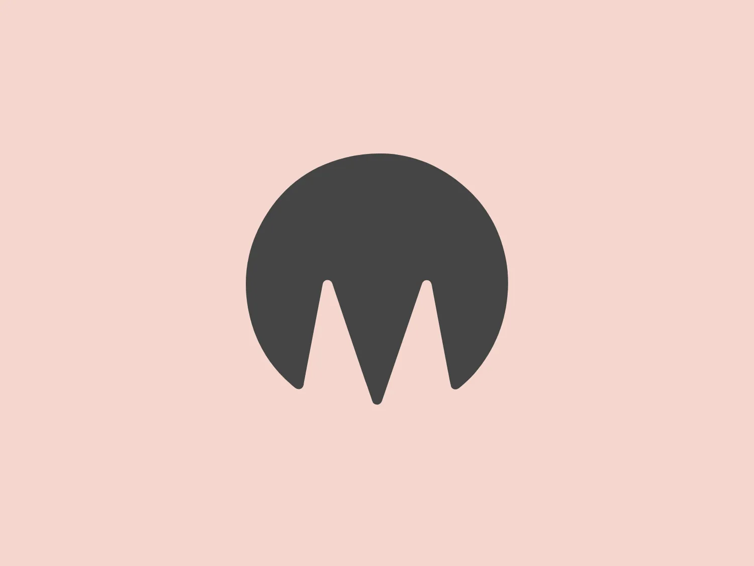 The Minaplast logo features a bold, simplistic design consisting of an orange circle with three evenly-spaced, rounded cutouts along the bottom edge, forming a stylized 'W' or 'M' shape, depending on the orientation. The color of the logo is a vibrant and solid orange, which stands out and is suggestive of energy, enthusiasm, and creativity. The shape is smooth and modern, with no additional details, creating a clean and easily recognizable symbol. The design aesthetic is minimalistic, relying on negative space to define its shape and convey its message.