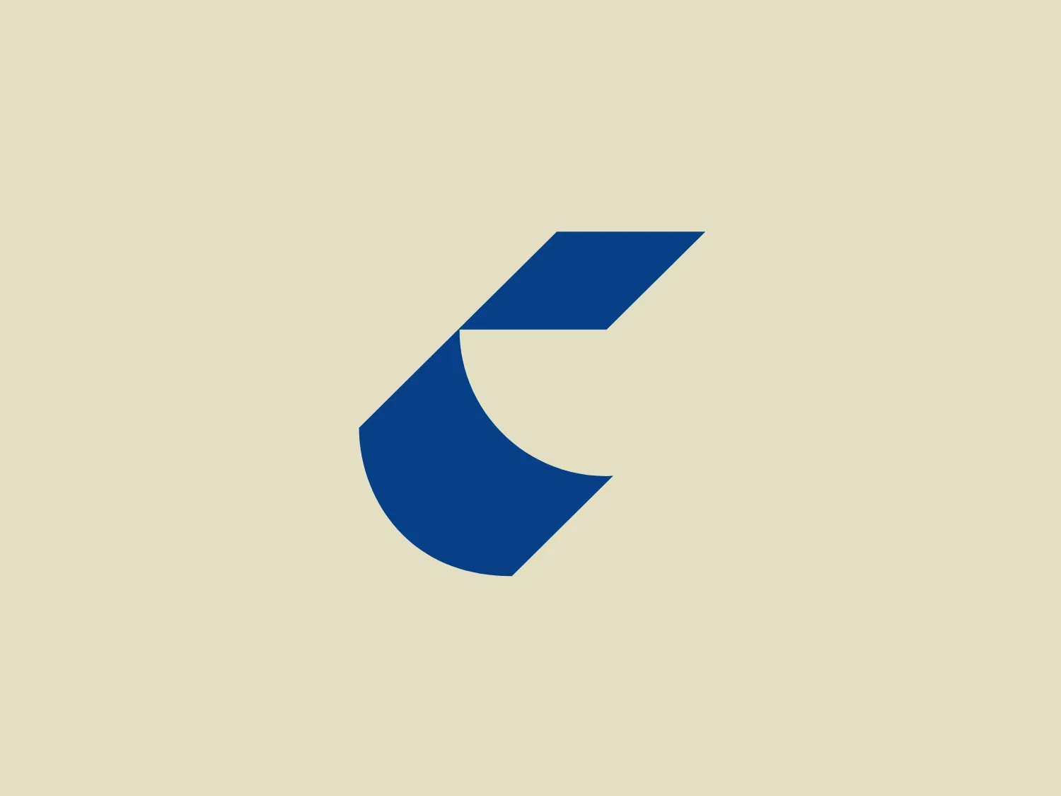 The Condat logo portrays a modern, minimalist aesthetic, featuring a stylized letter "C" in a deep shade of blue. The design suggests fluidity and movement with a geometric cut that adds a sense of openness. Its sleek, clean two-dimensional form would make it stand out on a light background.