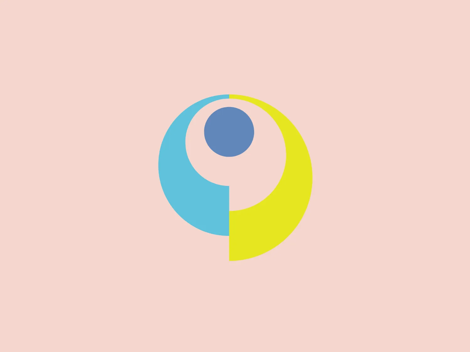 The logo of Gardasil 9 features a stylized letter 'P' with a design that gives the illusion of three-dimensionality. It combines three distinct segments in a swirling pattern that converges into a circular shape in the center. The color scheme includes a bright and soft palette of sky blue, pale yellow, and a muted greenish-gray segment, with a smaller dark blue circle in the center, providing a visual anchor. The overall aesthetic is modern, playful, and approachable, with a clean and minimalist flair. The graphic elements are smooth, with curved lines that suggest motion and continuity.