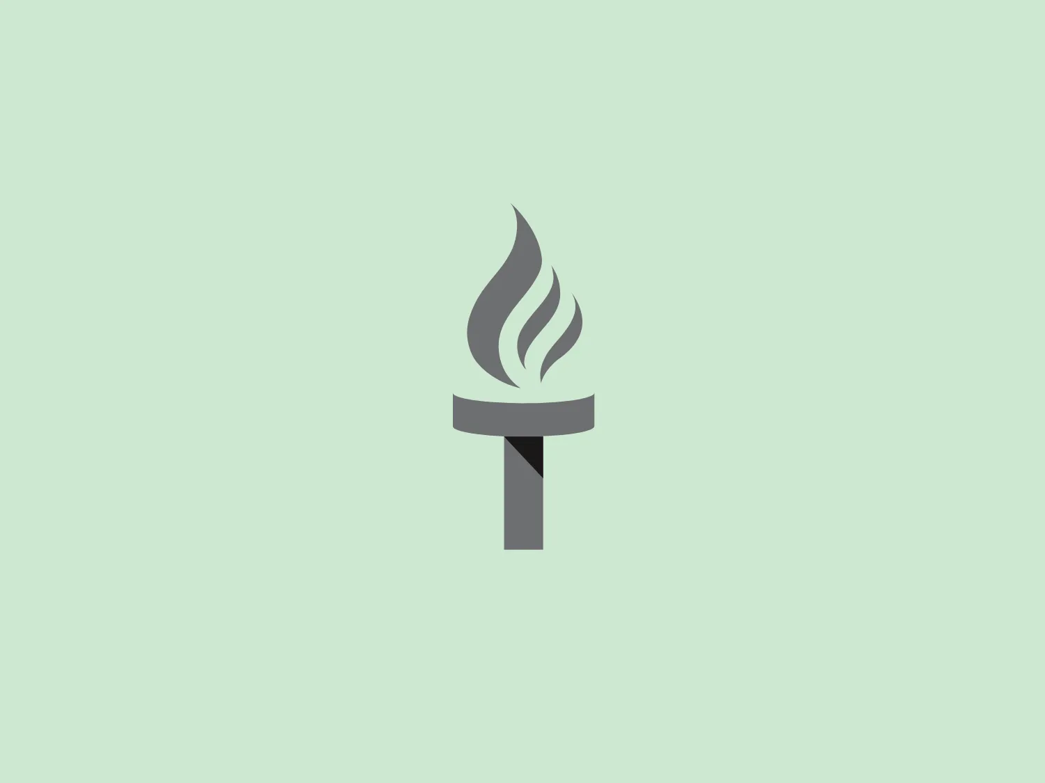 The Nitor logo showcases a stylized flame or torch composed of three curving shapes that suggest movement and energy, resting atop a solid, straight-edged pillar that represents stability and strength. The color scheme is monochromatic, utilizing shades of gray to convey a sense of sophistication and modernity. The contrast between the dynamic flame and the solid base creates a balanced and memorable design that is both simple and striking. The shapes are clean, with no additional embellishments, which gives the logo a sleek and professional appearance.