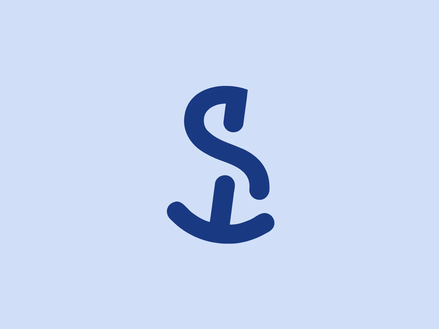The Stadt Stade logo showcases a sleek and contemporary stylized letter 'S' with bold, curving lines, creating a dynamic and flowing appearance. The design, in deep navy blue, conveys professionalism and sophistication. The logo's modern look suggests a connection to tech, creativity, or a sleek and modern identity.