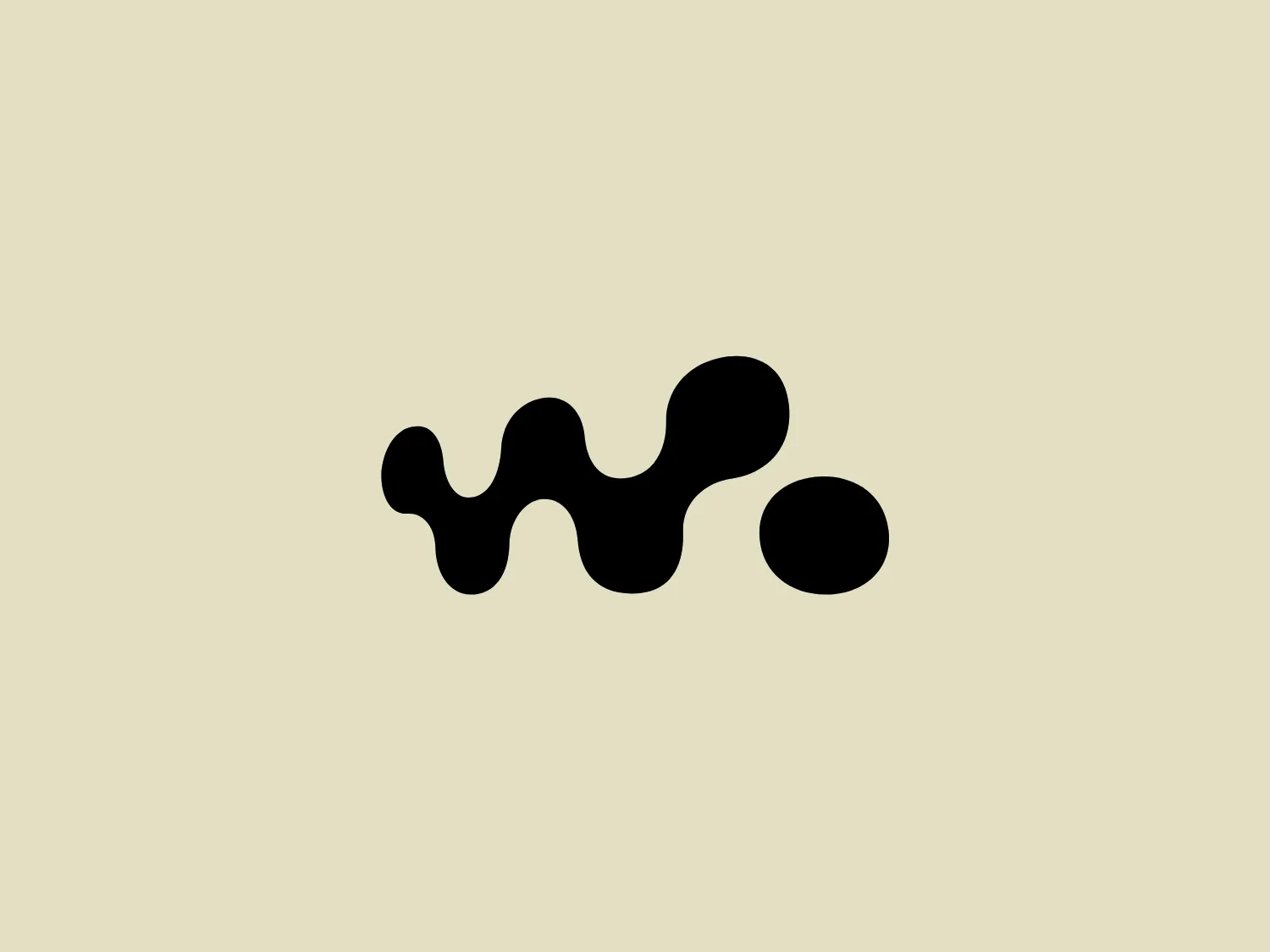 The Walkman logo features a modern and abstract black design with a continuous, wavy line flowing horizontally and a detached circle near its right end. The minimalistic design uses black on a white background, suggesting fluidity and movement. The smooth curves and round edges convey a soft and dynamic feel that is both simple and intriguing.