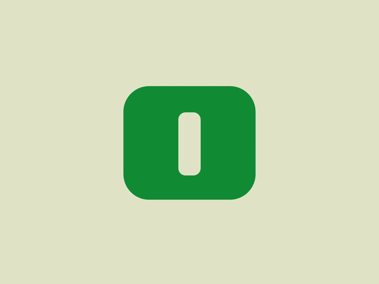 The Olivetti logo features a bold, capital letter "O" in a solid, deep green color. It has a modern, rounded sans-serif typeface with thick strokes that provide a sense of stability and robustness. The letter is centered within a slightly rounded square shape that shares the same green color, offering a cohesive and compact design. The simplicity of the logo gives it versatility and a contemporary feel, and the use of green could suggest growth, eco-friendliness, or financial themes.