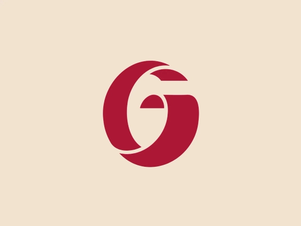 The Glitschka logo features a stylized abstract design comprising a circular element that resembles a fusion of the letters 'G' and 'e'. The image is crafted with fluid, curving lines that create a dynamic and modern look, employing negative space to distinguish the individual letter components. The color of the logo is a rich, deep red that suggests sophistication and energy. The design's simplicity and lack of additional adornment lend it a versatile and scalable quality, making it suitable for various applications. Considering the logo's color and design, a background that complements without overwhelming it would be ideal.