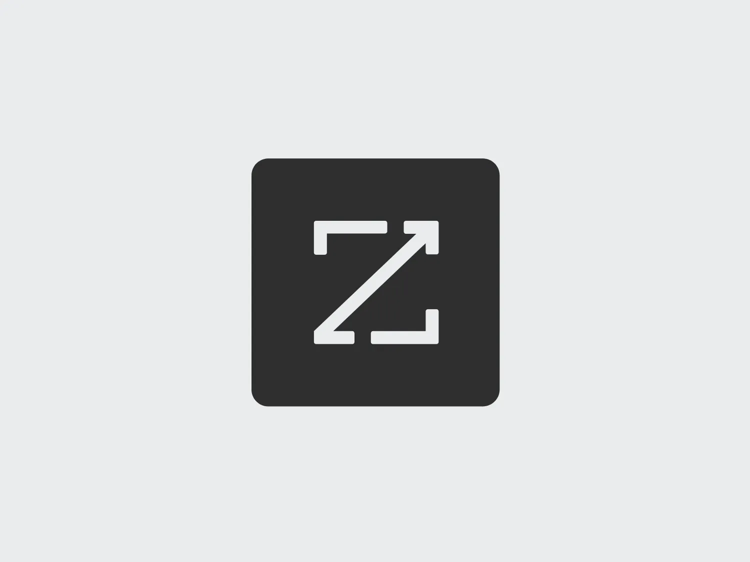 The ZoomInfo logo showcases a stylized white letter "Z" centered on a bold, solid red square background. The modern and minimalistic design incorporates geometric shapes—two parallelograms and a triangle—to form the letter, with sharp, angled edges, creating a dynamic and digital feel. The high contrast between the white letter and the vivid background makes this logo eye-catching and easily recognizable.