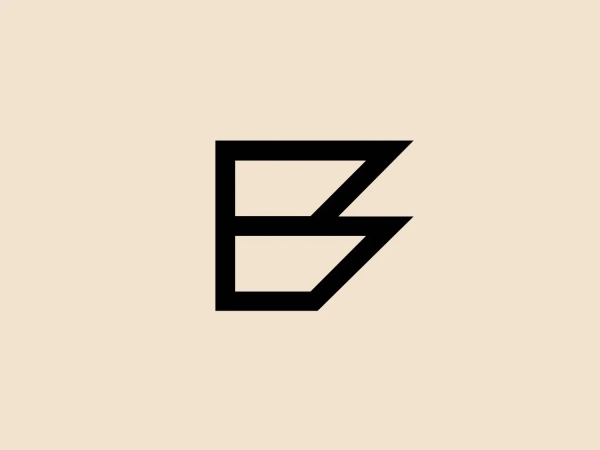 What we like: The minimalist, geometric representation of the letter "B" creates a modern and versatile logo for The Basement.