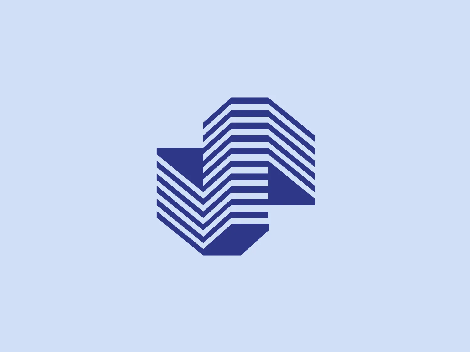 The Severfield logo features a stylized hexagon shape with one half showcasing parallel, horizontal lines, creating a sense of movement and layering, while the other half is presented in solid fill. The design is minimalist and modern, utilizing shades of blue to evoke trust, stability, and professionalism. The lines converge towards a central point in the hexagon, suggesting precision and focus. The use of negative space between the lines adds depth and an element of sophistication to the design.