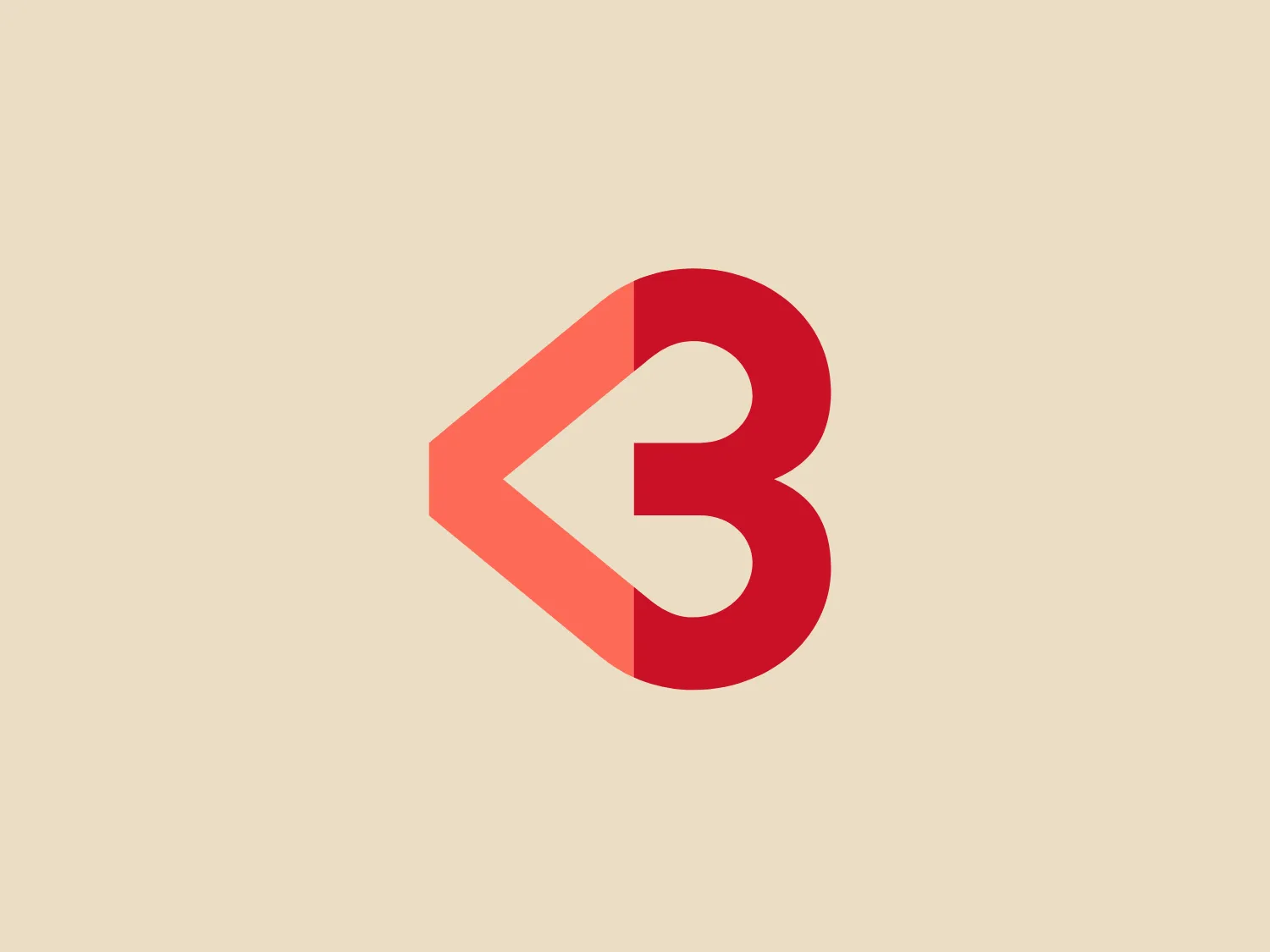 The Betr Remedies logo  in the image involves a stylized combination of shapes that form a letter "B." It consists of two primary components: a solid part and an arrow-like cutout. The solid portion is a warm red with a gradient transitioning into a darker shade at the bottom, giving it a three-dimensional appearance. The cutout on the left resembles an arrow or a play symbol, playing on the negative space and suggesting movement or progression. This opening breaks the otherwise continuous shape, adding visual interest and dynamism. The overall design is modern, slick, and appears to imply speed or forward motion, potentially representing a brand that values advancement and innovation.