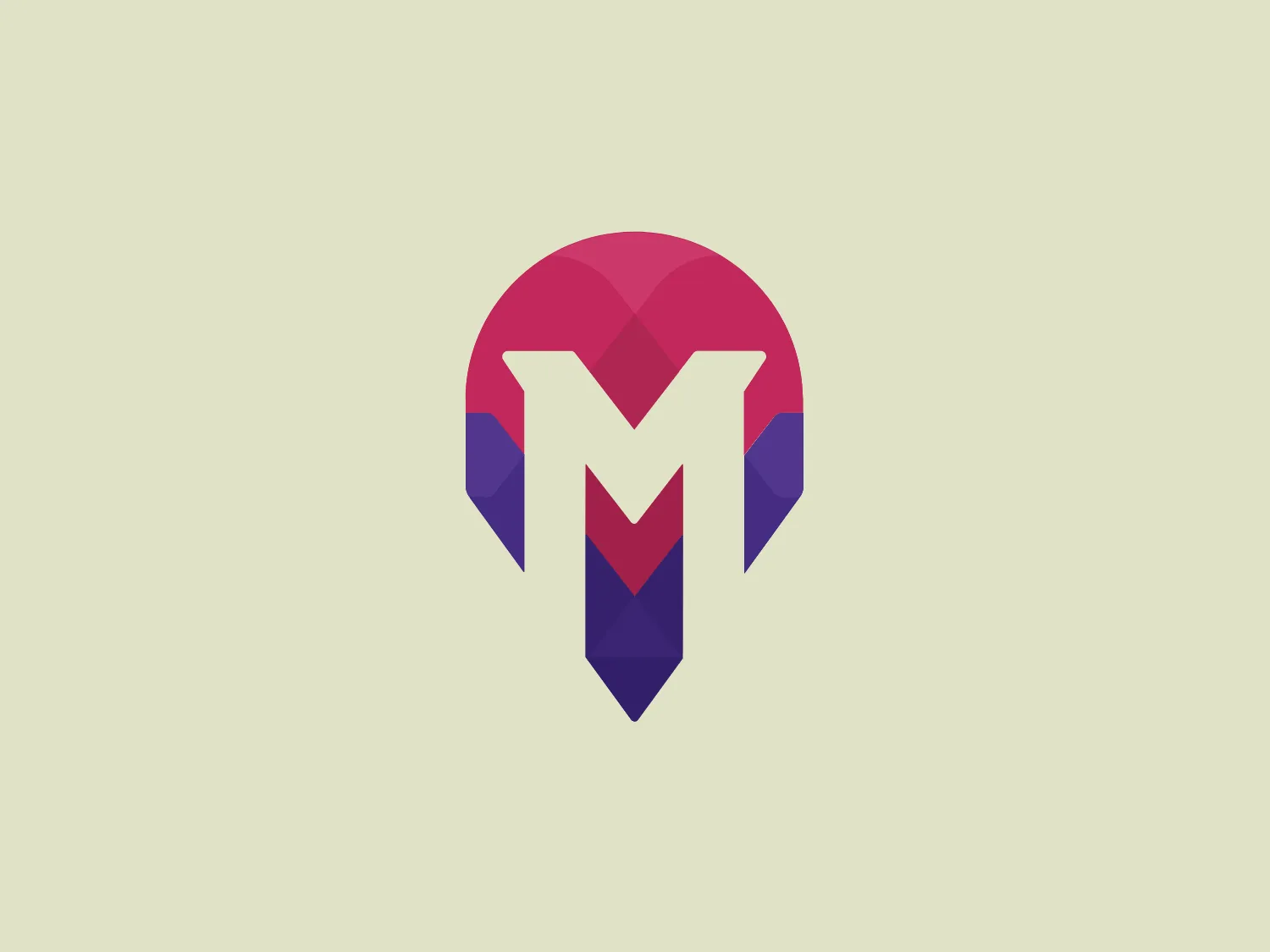 The Magneto logo showcases a stylized "M" with a geometric design in shades of purple and magenta, creating a gradient effect. The multi-faceted "M" resembles a gemstone or crystal, giving it a modern and sleek 3D look. The minimalistic yet distinct design is versatile for various applications.