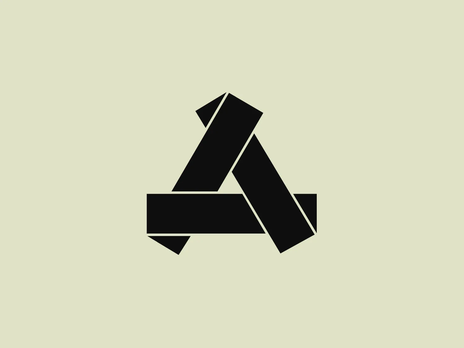 The Acarsan logo features a stylized letter "A" composed of geometric shapes that resemble an isosceles triangle with a parallelogram as its base. The design is minimalistic and modern, using a bold, dark blue color (#0000FF) that suggests professionalism and reliability. The angles of the shapes create a sense of upward movement and stability. The crisp edges and the solid fill of the shapes promote a strong and stable brand identity.