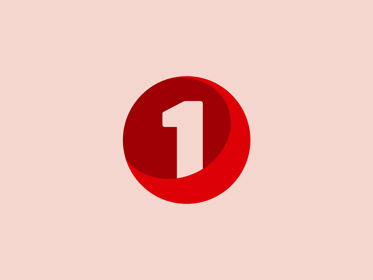 The SpareBank 1 logo features a bold, white numeral "1" centered within a vivid red circle. The design is clean and minimalistic, with a modern font that utilizes strong, straight lines and sharp angles in the number one, giving the logo an assertive and dynamic presence. The simplicity of the design allows for versatile use across various media, and the contrast between the white figure and the red background makes the logo immediately eye-catching and memorable.