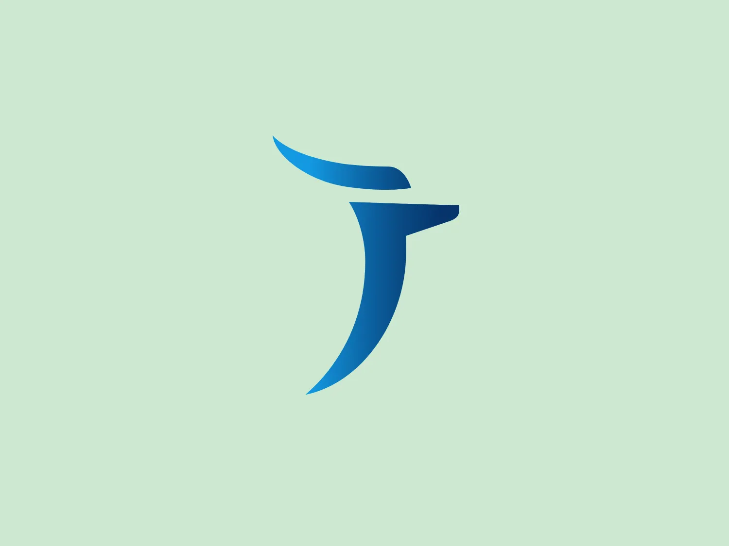 The Janssen logo features a stylized bird in mid-flight, composed of two curved elements suggesting motion and freedom. The design is sleek and modern, with a gradient of two shades of blue transitioning smoothly from a darker tone at the tips to a lighter shade towards the center, giving it a dynamic and three-dimensional feel. The bird's wing and body are abstracted to convey energy and forward momentum, and the overall design aesthetic is professional, clean, and versatile, suitable for various industries especially those related to aviation, technology, or freedom-centered branding.