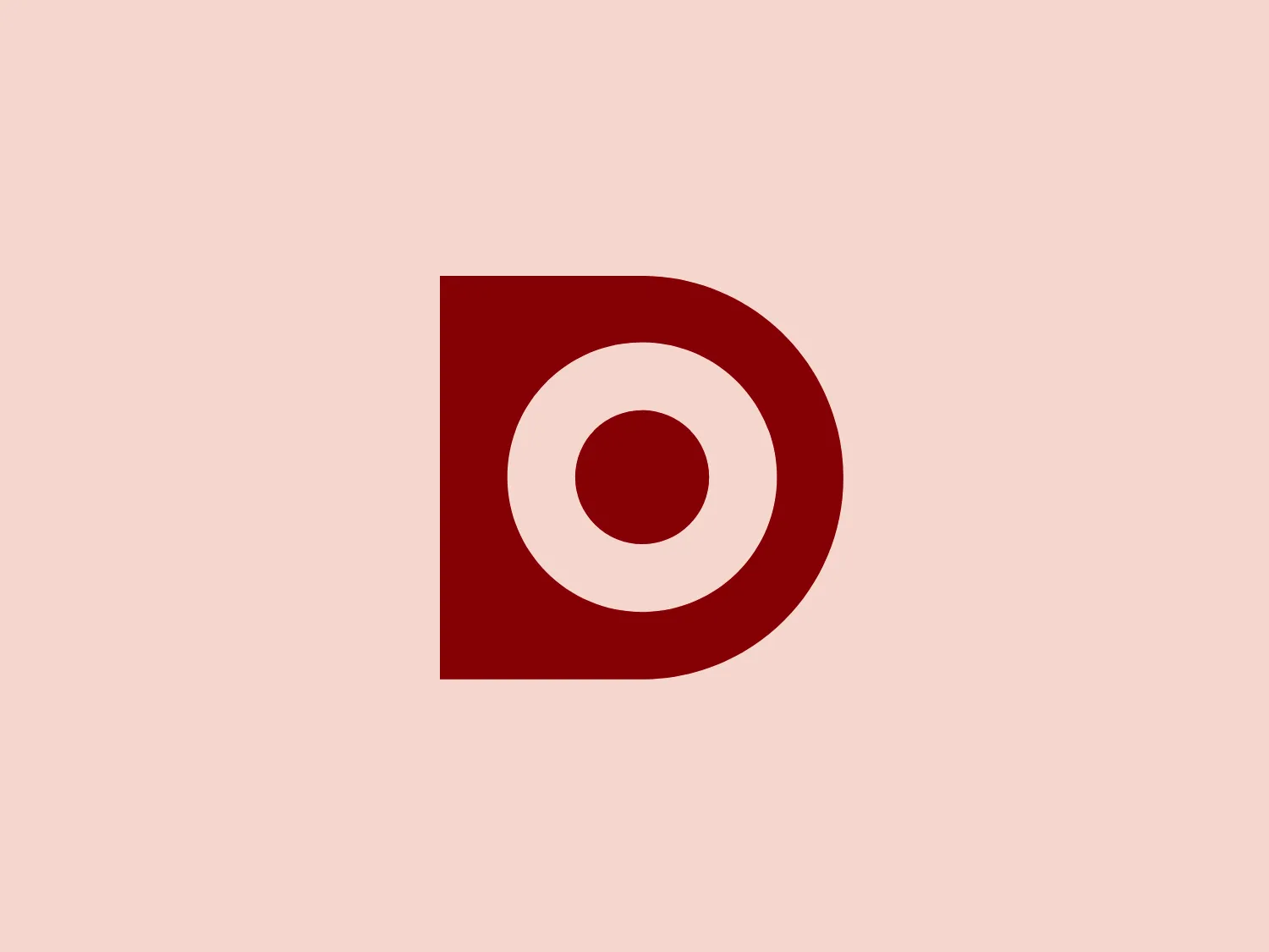 The Dialnet logo is a stylized rendition of the letter "D" composed of bold, geometric shapes. The predominant color is a vibrant red, giving the design a sense of dynamism and energy. The "D" is formed by a solid red semicircle on the right, with a sharply contrasting white circle centered within it, creating a focal point. The design is minimalistic yet powerful, with a clear and contemporary aesthetic that conveys confidence and strength. The use of negative space is particularly effective, as it allows the white circle to stand out and provides balance to the solid red color.