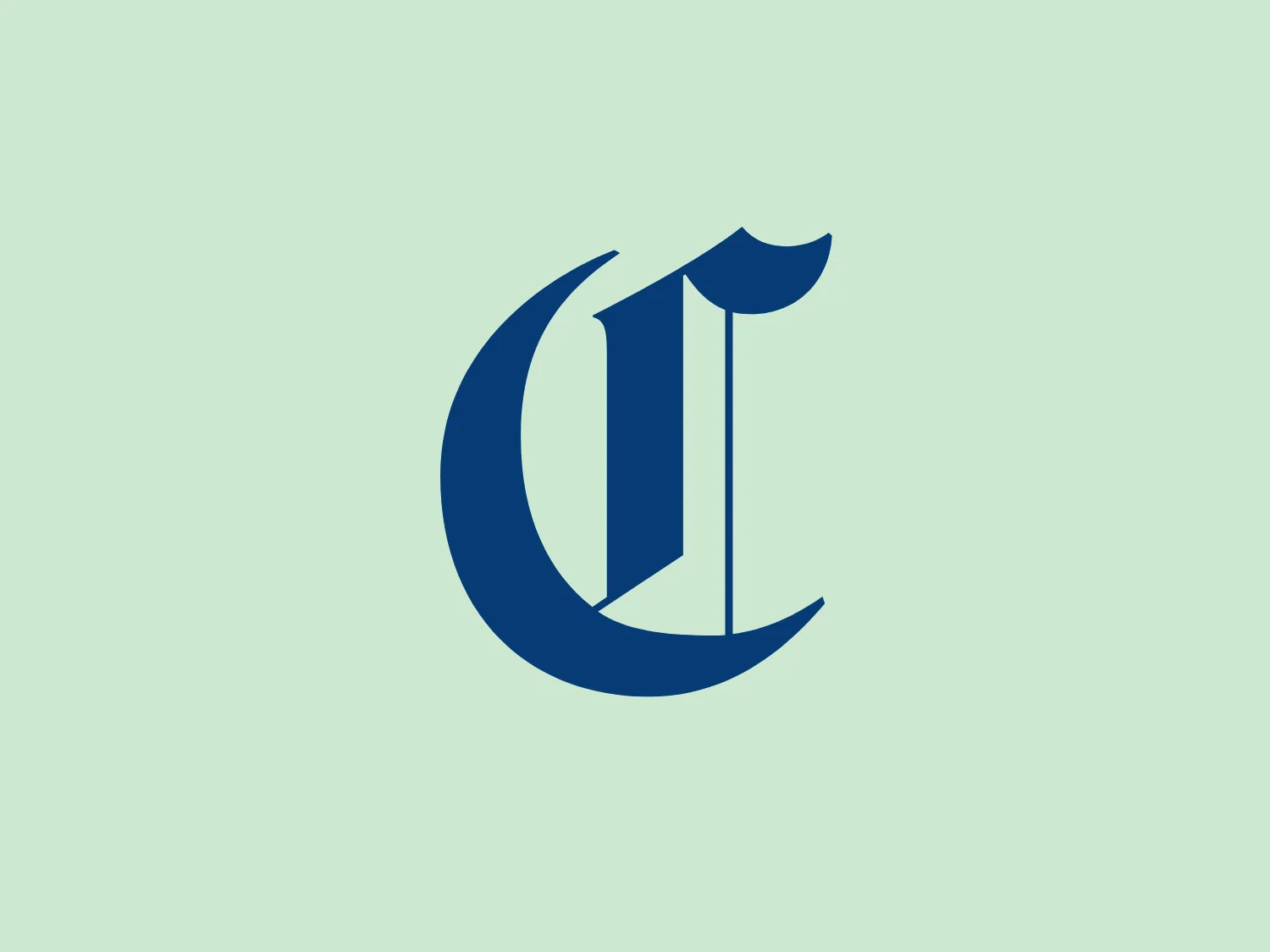 The Chicago Tribune logo features a minimalist and modern design with stylized letters resembling a combination of "C" and "L". The bold, dark blue color exudes professionalism and trustworthiness, while the sleek font adds a touch of elegance. An intriguing cut-out on the upper part of the "C" resembles a leaf or a flame, implying growth, energy, or a focus on the environment.