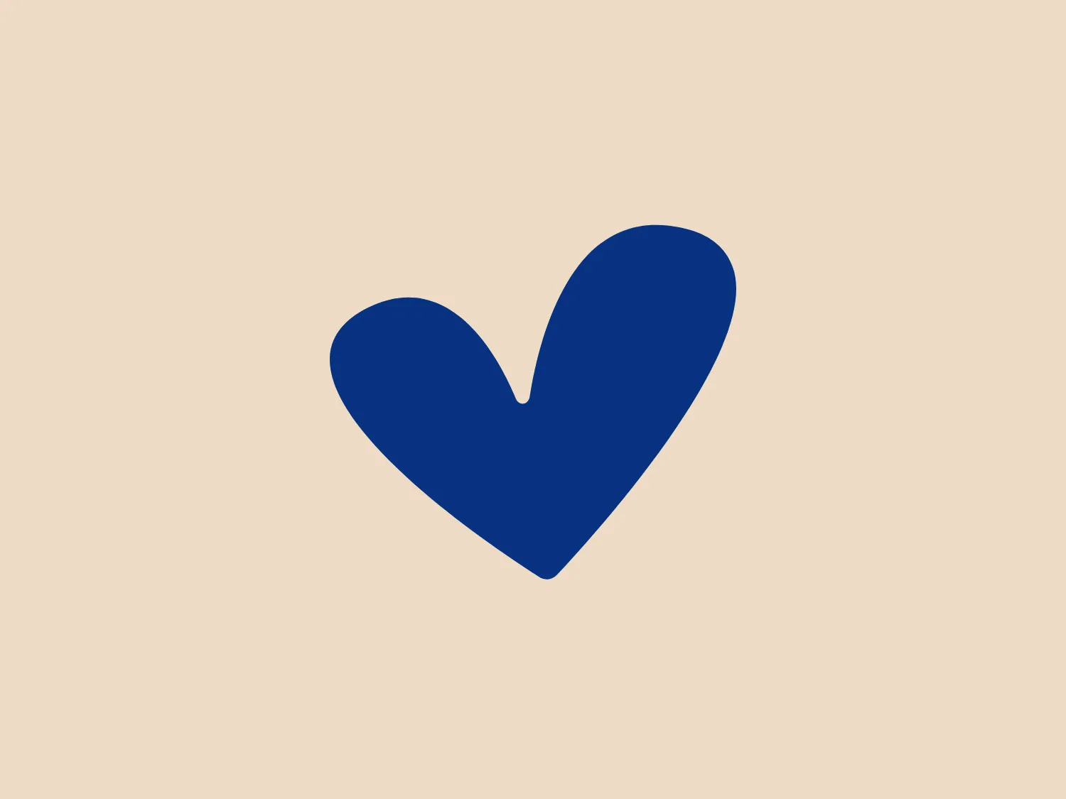 The Very Dairy logo showcases a modern and minimalist heart shape with smooth, rounded contours. The bold and saturated shade of blue creates a strong visual impression that conveys trust, loyalty, and affection. Its simplicity and versatility make it ideal for branding, while evoking feelings of professionalism and reliability.