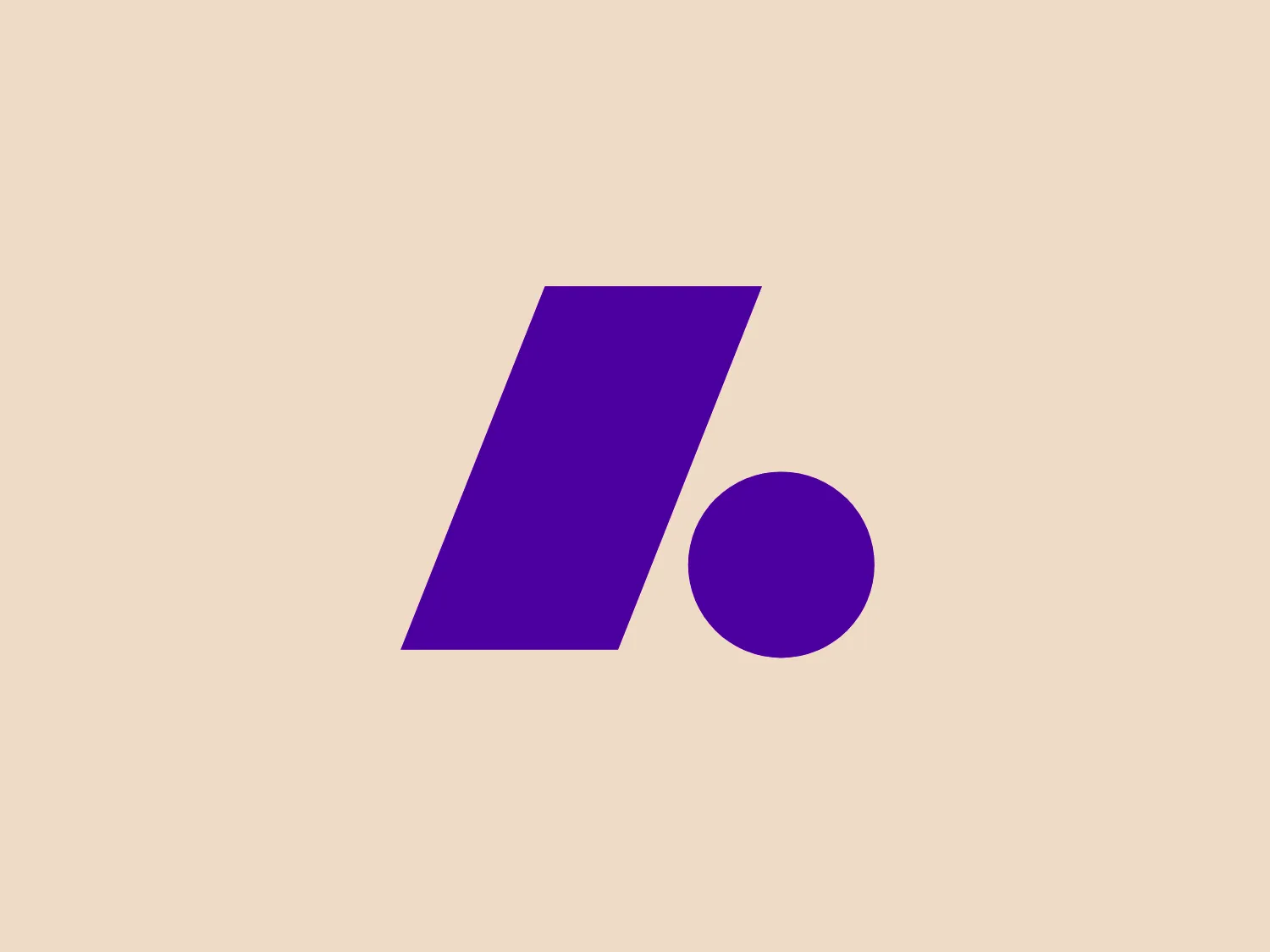 The Andeavor logo showcases a bold purple geometric design, with a right-angled triangle and a perfect circle. The solid shapes exhibit a vibrant flat purple tone without any gradients, embodying a clean, modern, and minimalistic aesthetic that emphasizes simplicity and visual impact. The balanced and proportionate arrangement of the shapes conveys stability and harmony.
