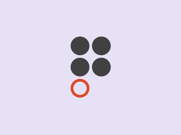 The Pearl logo features a simplistic and modern design, composed of five circles arranged in a pattern reminiscent of the "number five" side of a dice. Four circles are filled in solid black, forming a square grid, while the fifth circle, located centrally below the grid, is outlined in a bold red with no fill, providing a striking contrast. The logo's use of negative space and the distinct red accent create an eye-catching focal point. The sparsity and balance of the design give it a clean, contemporary aesthetic, suitable for a variety of applications.