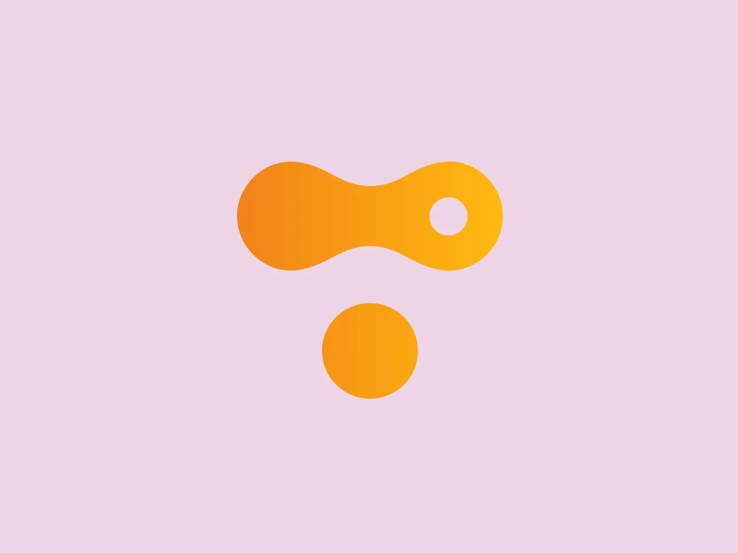 The Transcriptic logo consists of two abstract shapes; the larger one could be reminiscent of an amoeba with smooth, flowing curves and an embedded circle creating a visual interruption, and the smaller shape is a perfect circle. Both shapes share a vibrant, flat orange color, suggesting energy and creativity. The design aesthetic is modern and minimalist, with the use of negative space conveying a sense of openness. The overall look feels dynamic and friendly, indicative of a brand that values innovation and approachability.