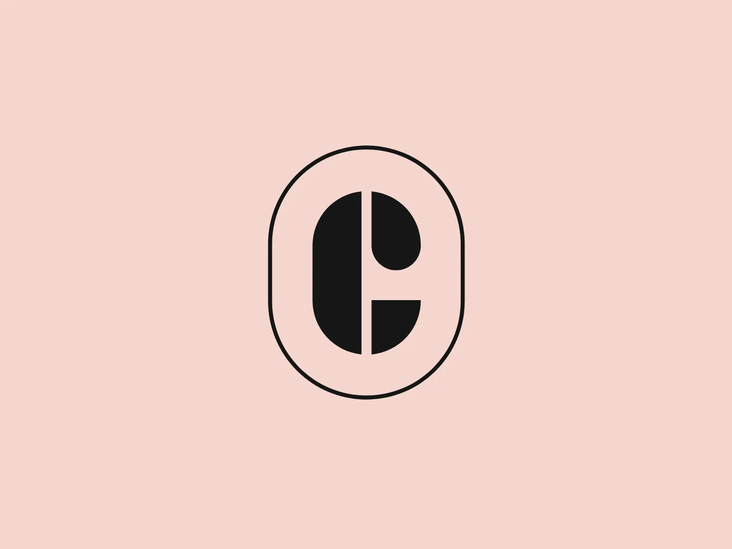 The Charles Liégeois logo has a minimalist and modern design with a monochrome color palette. At the center, there is a stylized letter "E" in black, enclosed within an elliptical border. The "E" consists of four distinct geometric shapes, resembling a pie chart, symbolizing segmentation or unity. Each segment is equally sized, with negative space defining the arms of the "E." The elliptical border has rounded edges, adding a soft and approachable feel to the logo. The simplicity and balance of the shapes make it versatile for various applications.
